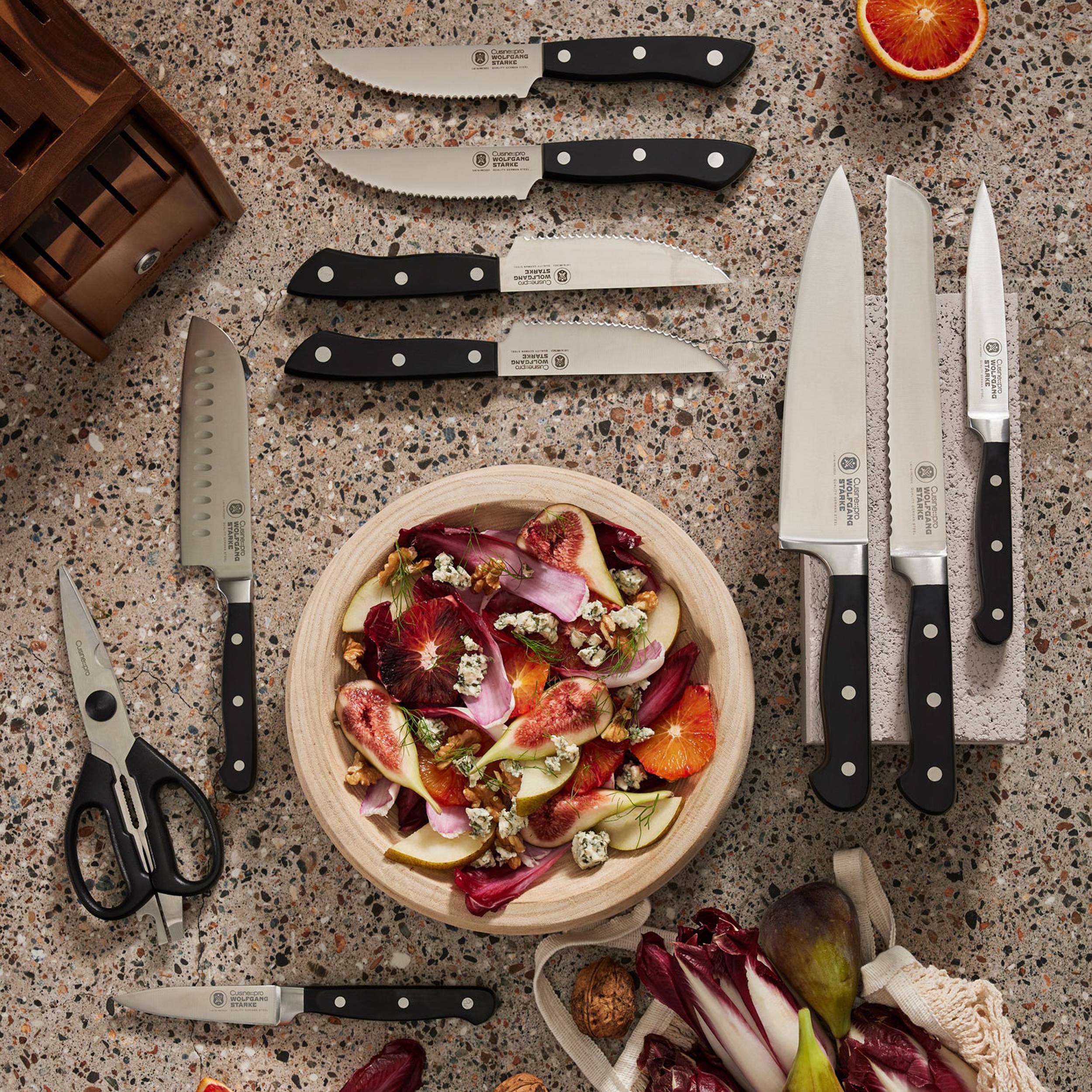 WOLFGANG STARKE Kutchin 11pc Knife Block Set – THE CUSTOM CHEF TM