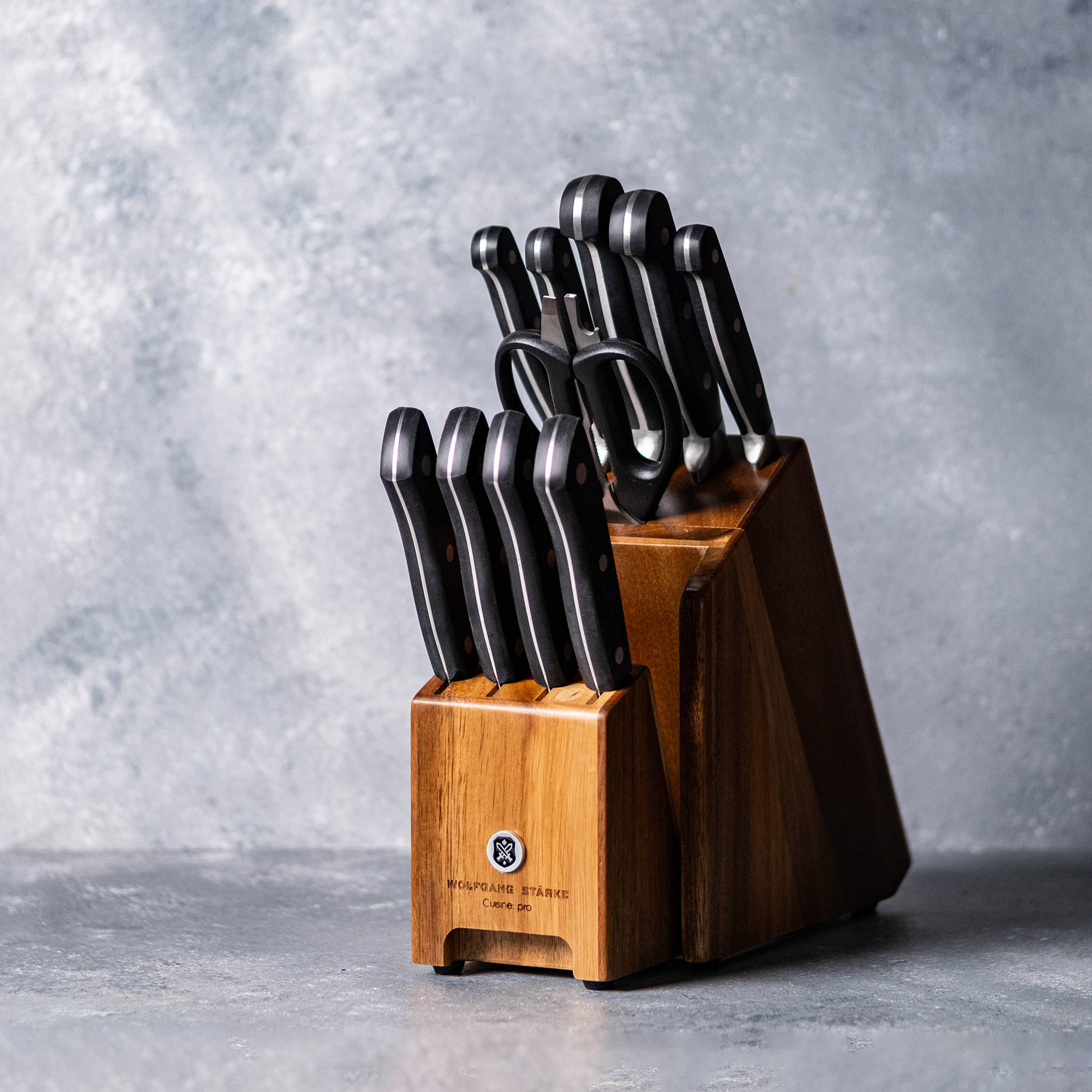 WOLFGANG STARKE Kutchin 11pc Knife Block Set – THE CUSTOM CHEF TM