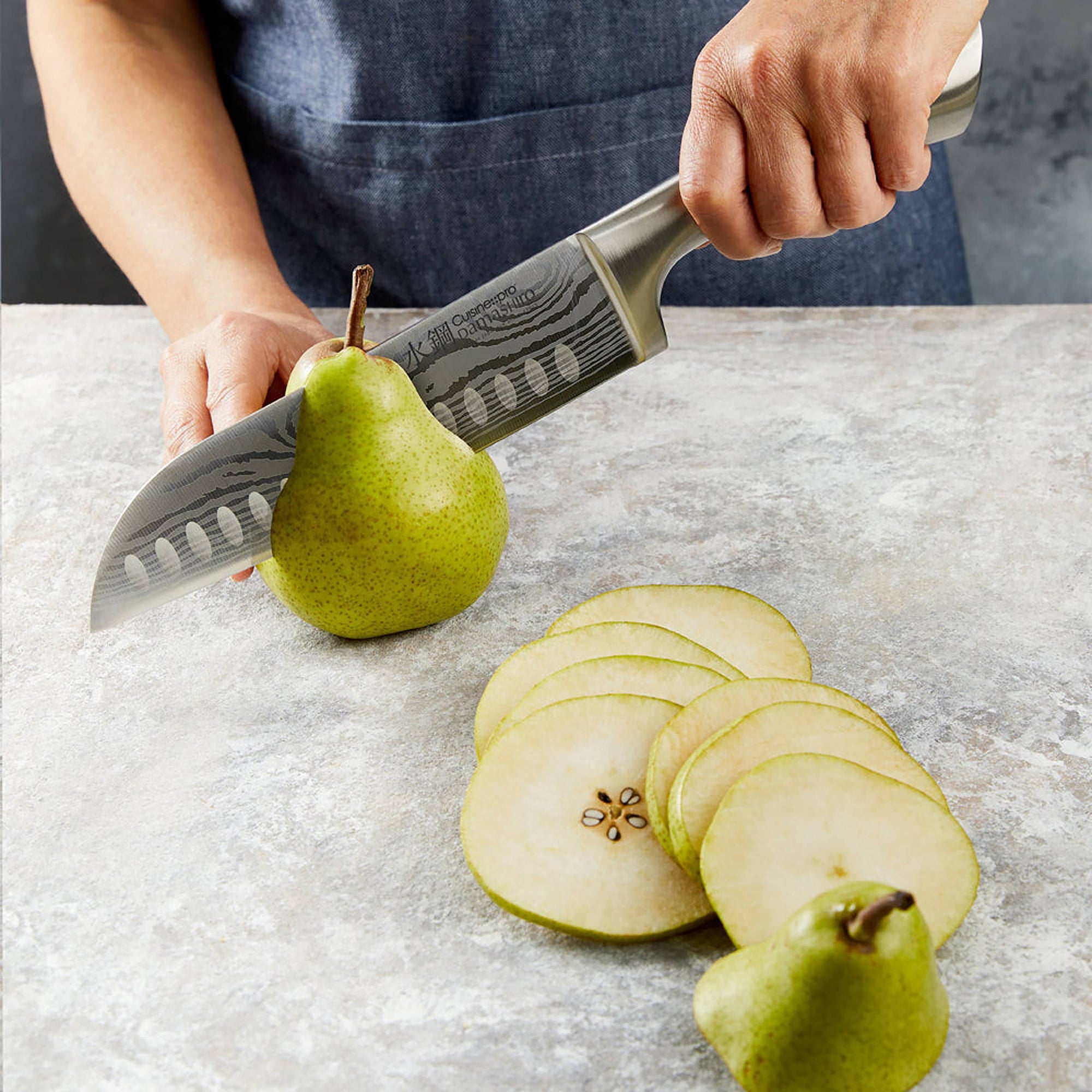 Cuisine::pro® Damashiro® Santoku Knife & Cutting Board Set