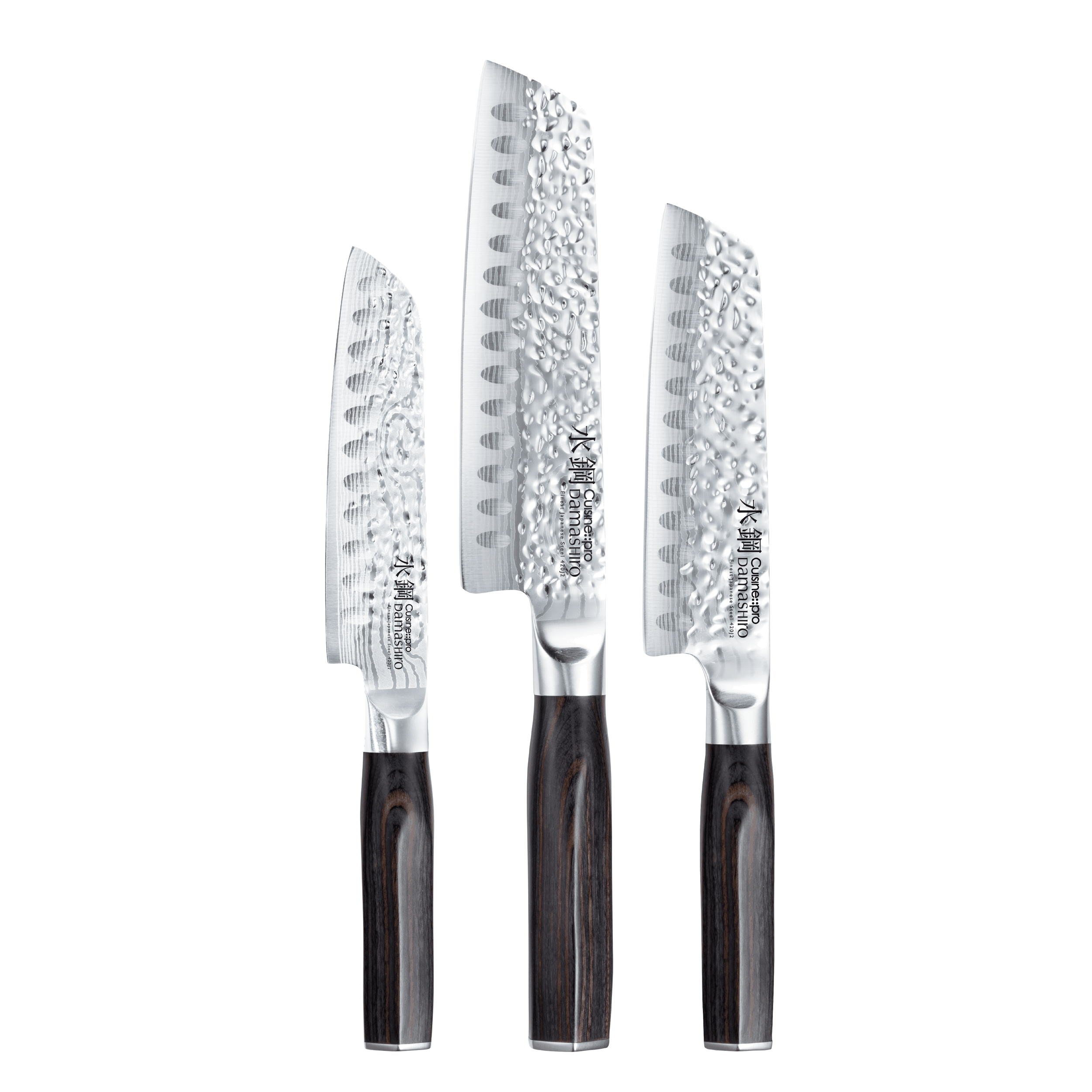 Cuisine::pro® Damashiro EMPEROR® 3-Piece Santoku Set - hover
