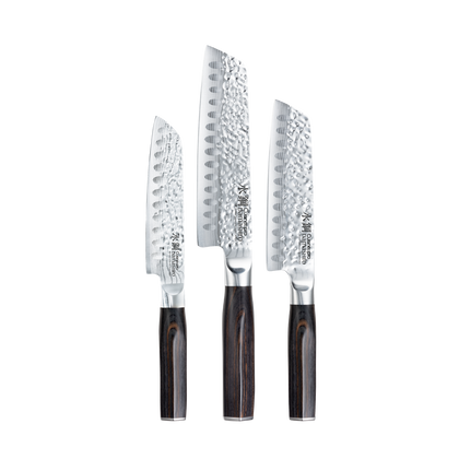 Cuisine::pro® Damashiro EMPEROR® 3-Piece Santoku Set