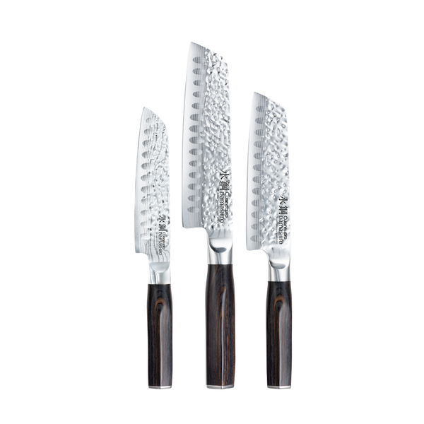 Cuisine::pro® Damashiro EMPEROR® 3-Piece Santoku Set