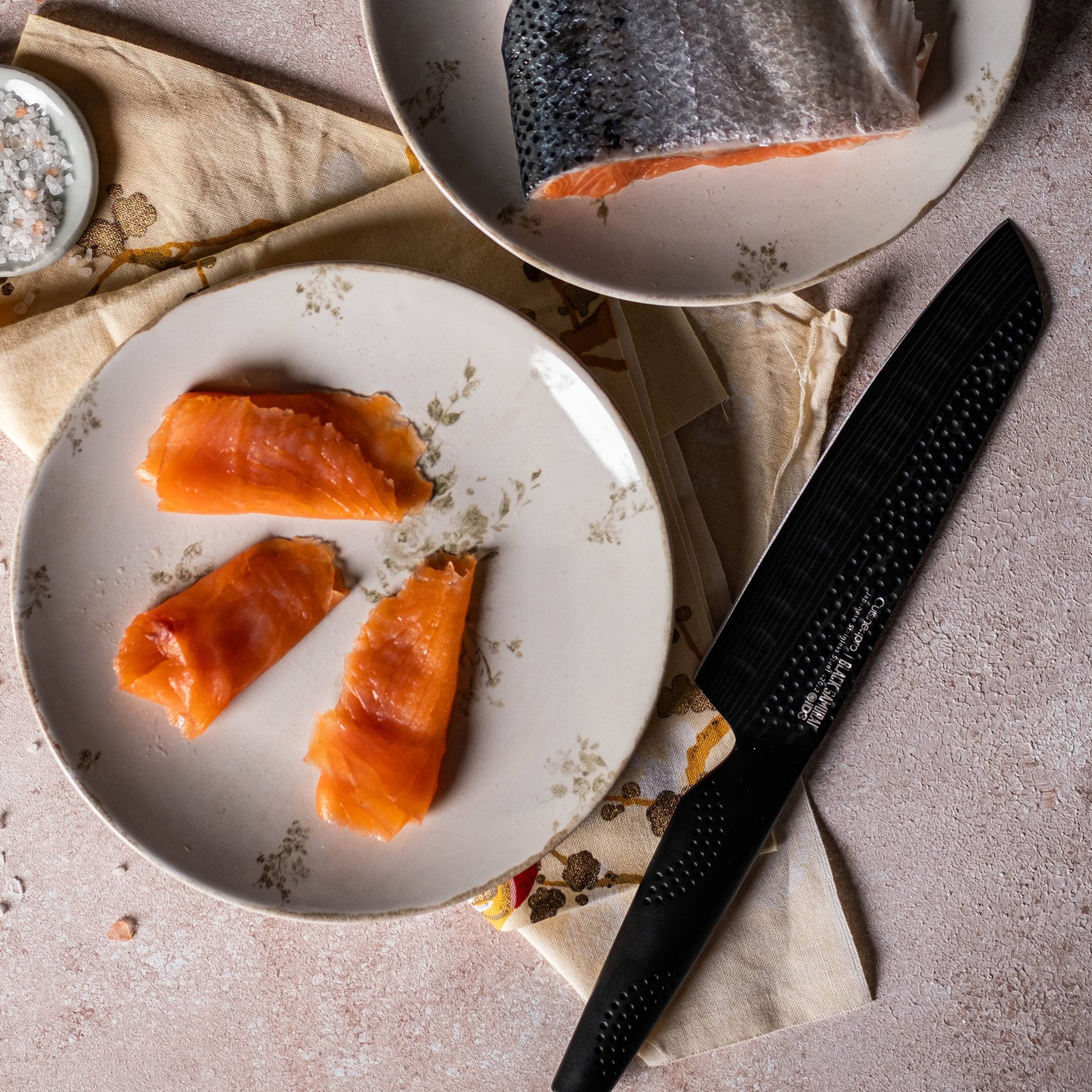 Cuisine::pro® iD3 BLACK SAMURAI™ Santoku 'Try Me' Knife 5in - hover