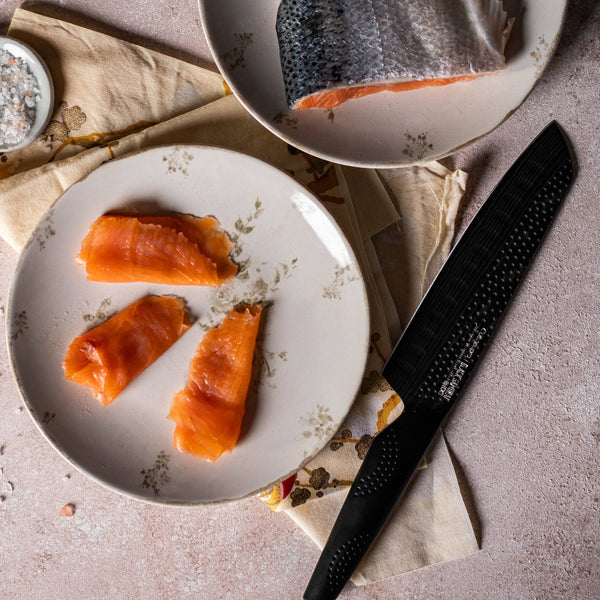 Cuisine::pro® iD3® BLACK SAMURAI Santoku 'Try Me' Knife 5in