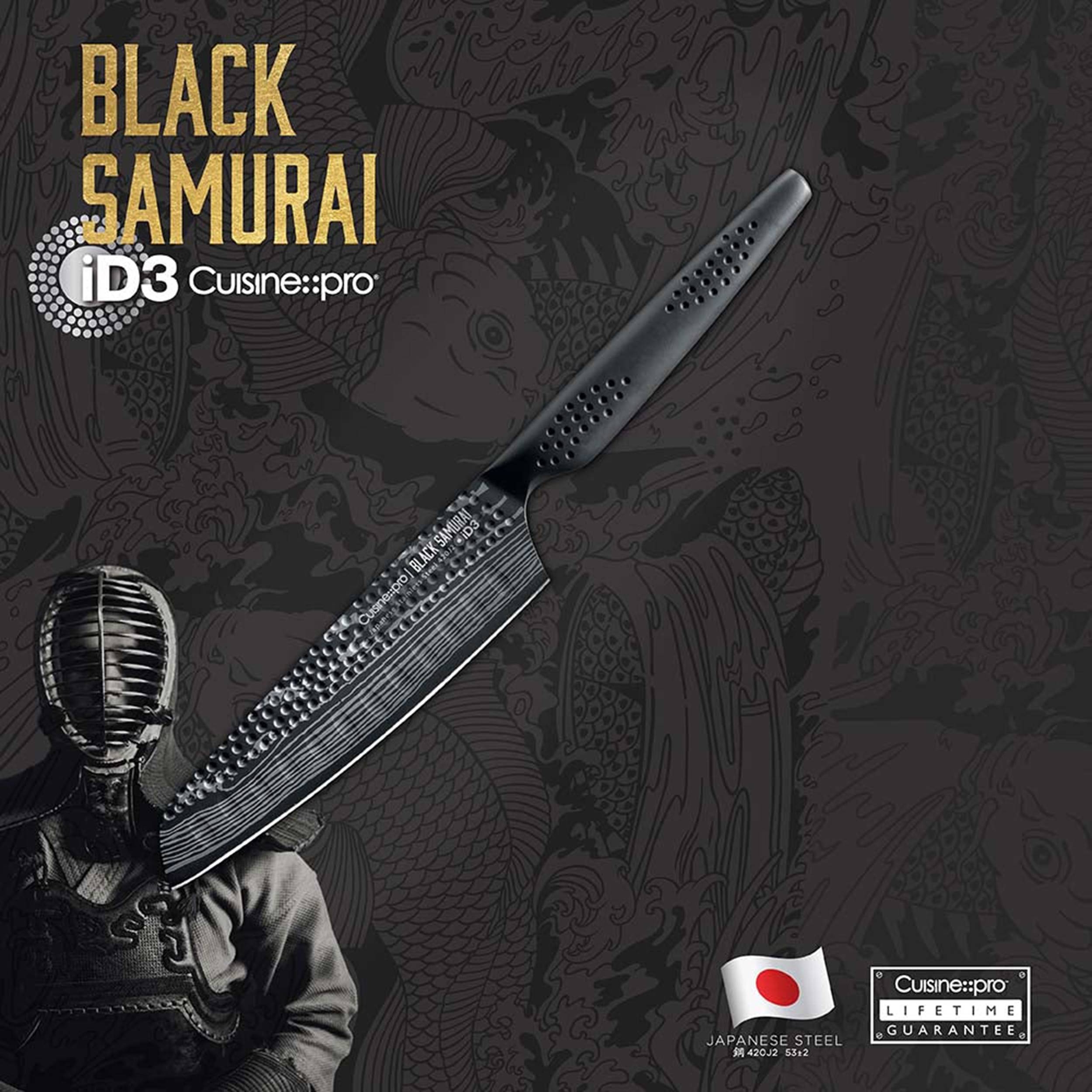 Buy BLACK SAMURAI™ Santoku Knife 12.5cm - Cuisine::pro® – THE