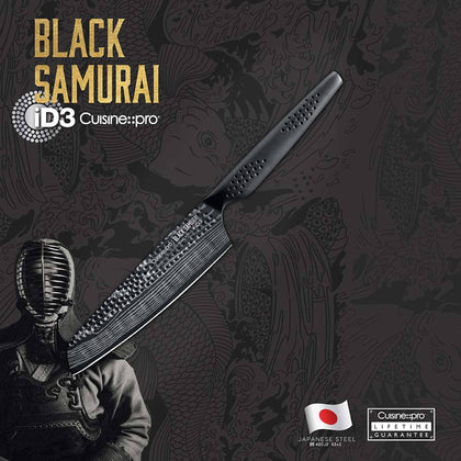 Cuisine::pro® iD3® BLACK SAMURAI Santoku 'Try Me' Knife 5in