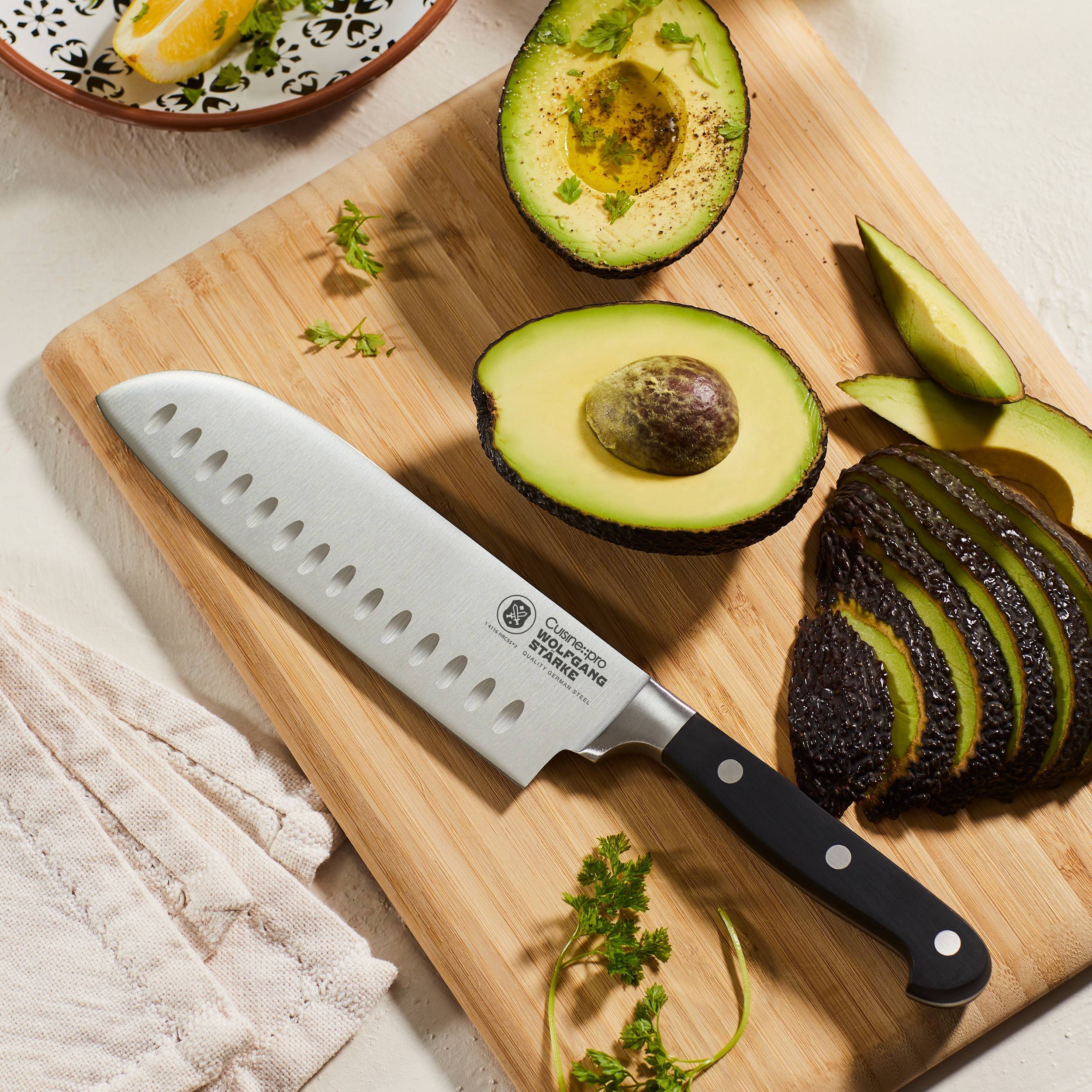 Cuisine::pro® WOLFGANG STARKE Santoku 7in - hover