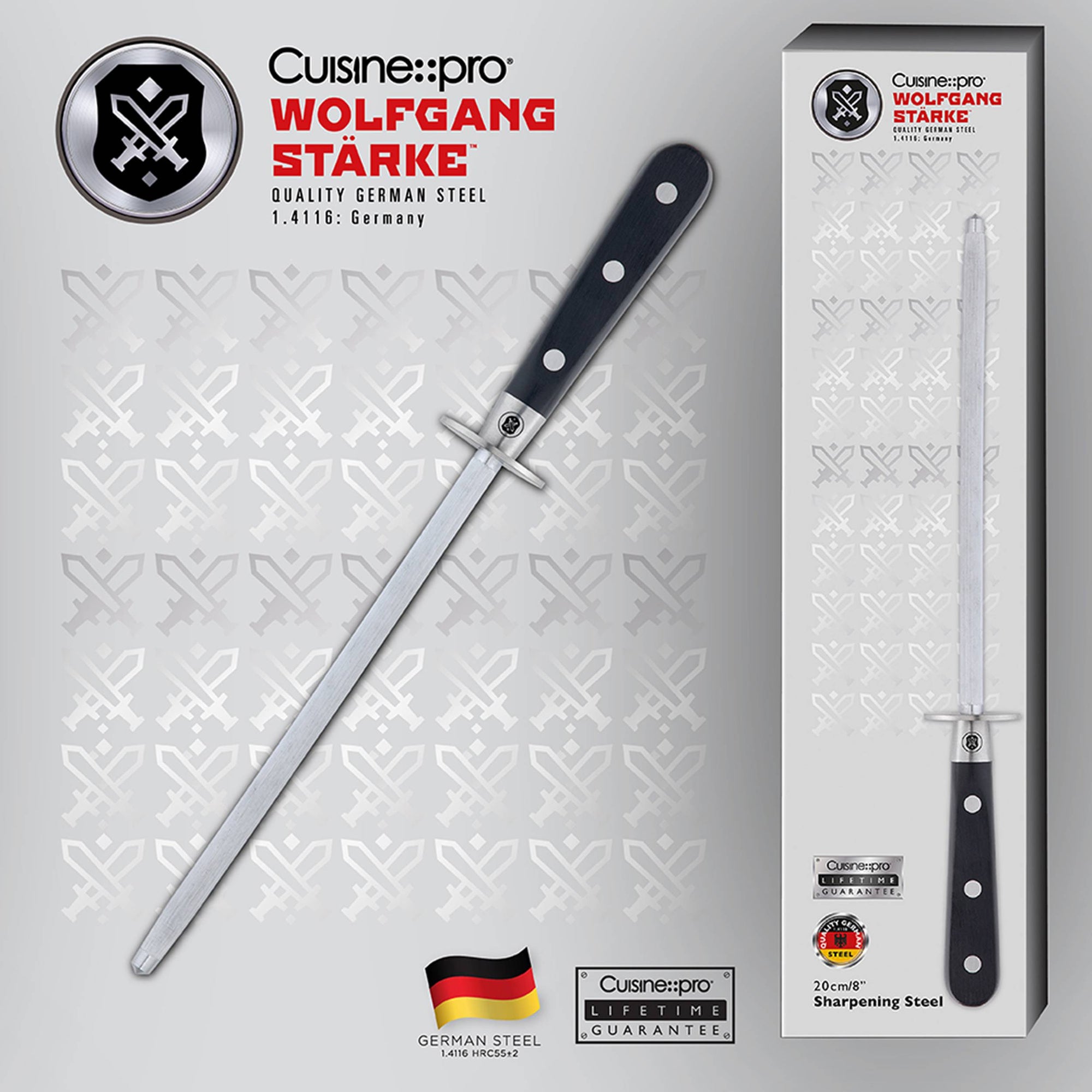 Cuisine::pro® WOLFGANG STARKE Sharpening Steel