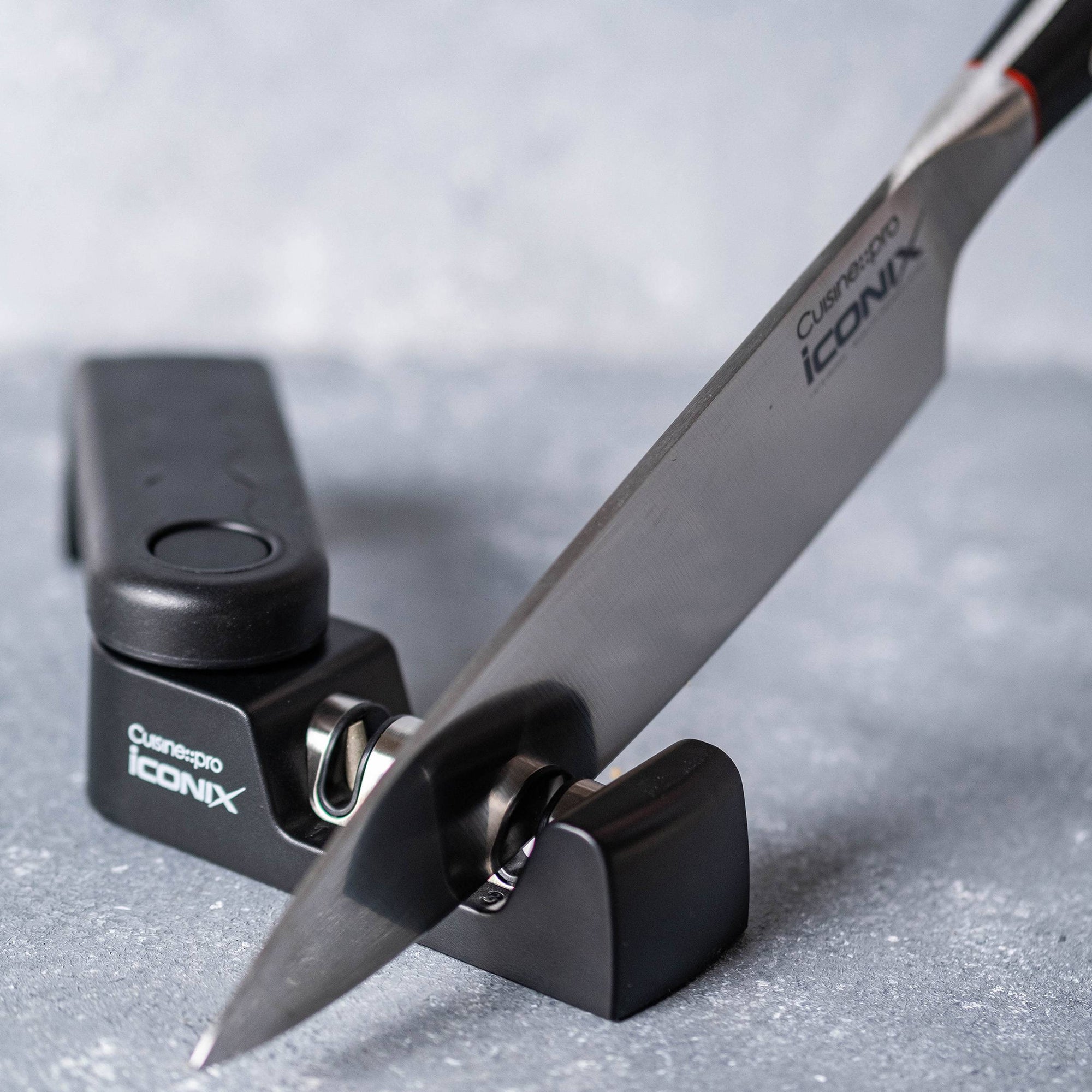 Cuisine::pro® iconiX® Folding 3-Step Knife Sharpener