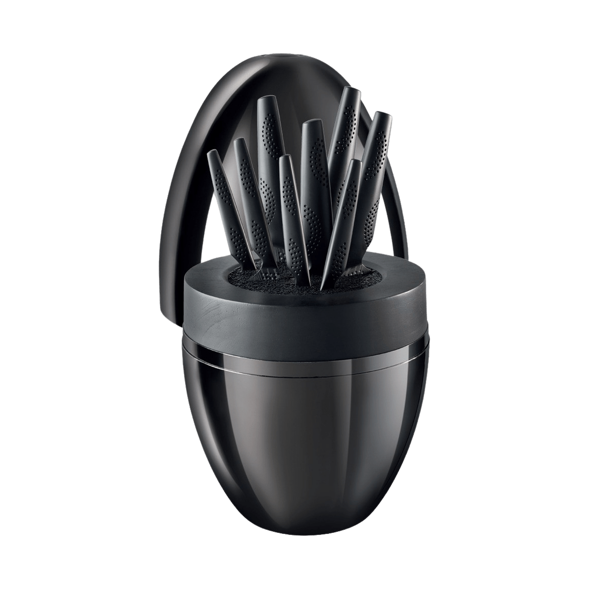 Cuisine::pro® iD3® BLACK SAMURAI THE EGG 9-Piece Knife Block