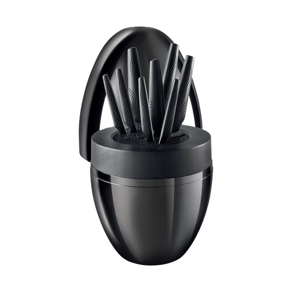 BLACK SAMURAI™ 9-Pc Knife Set | Cuisine::pro® – THE CUSTOM CHEF TM BLACK SAMURAI™ 9-Pc Knife Set | Cuisine::pro® – THE CUSTOM CHEF TM