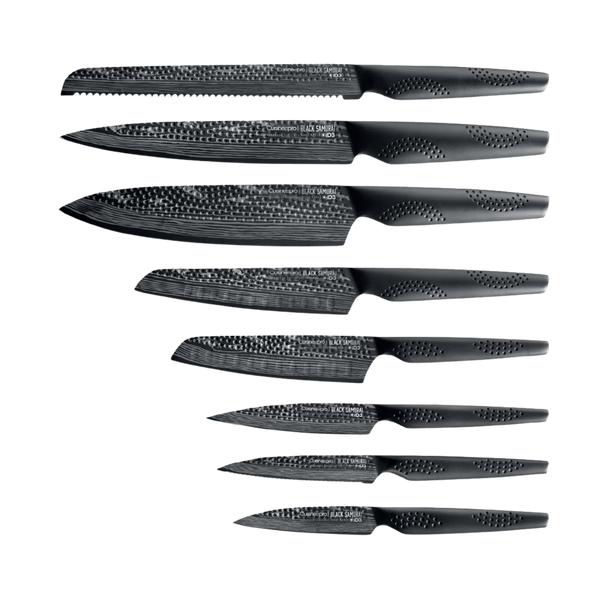 BLACK SAMURAI™ 9-Pc Knife Set | Cuisine::pro® – THE CUSTOM CHEF TM