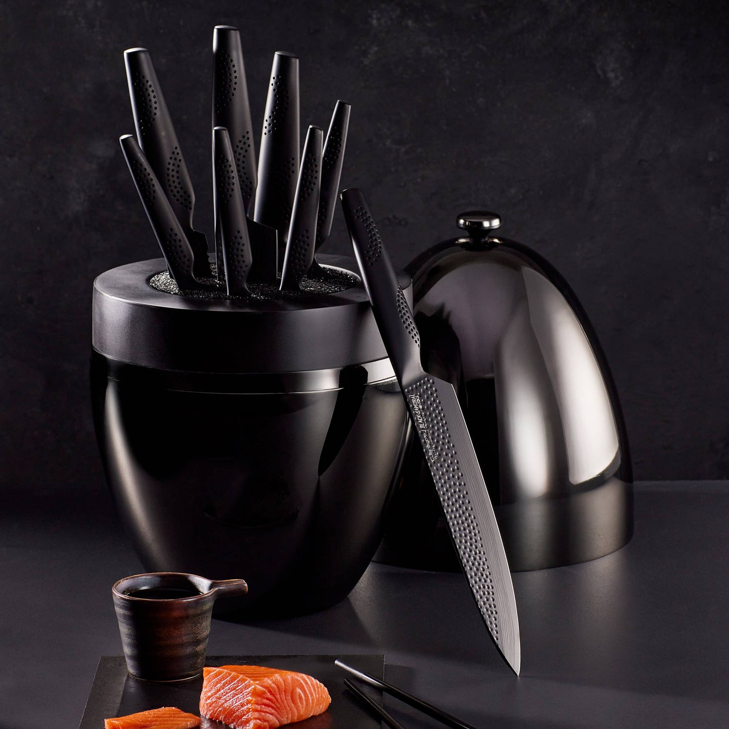 brunt realist type-3 ブラック BLACK SAMURAI™ 9-Pc Knife Set | Cuisine::pro® – THE CUSTOM CHEF TM