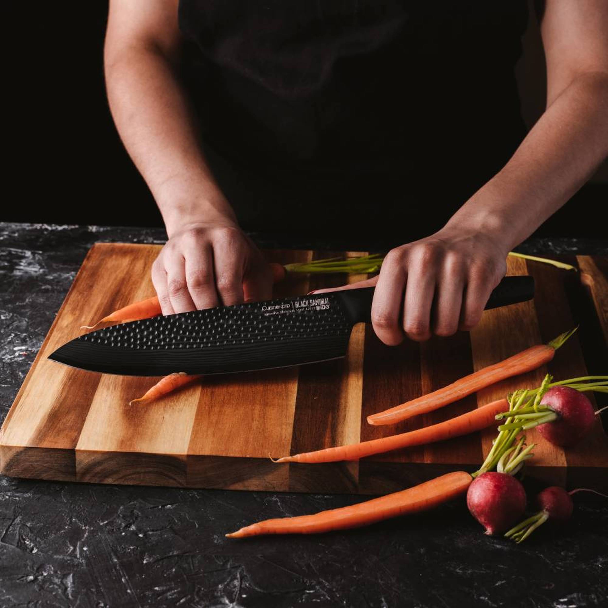 BLACK SAMURAI™ 9-Pc Knife Set | Cuisine::pro® – THE CUSTOM CHEF TM