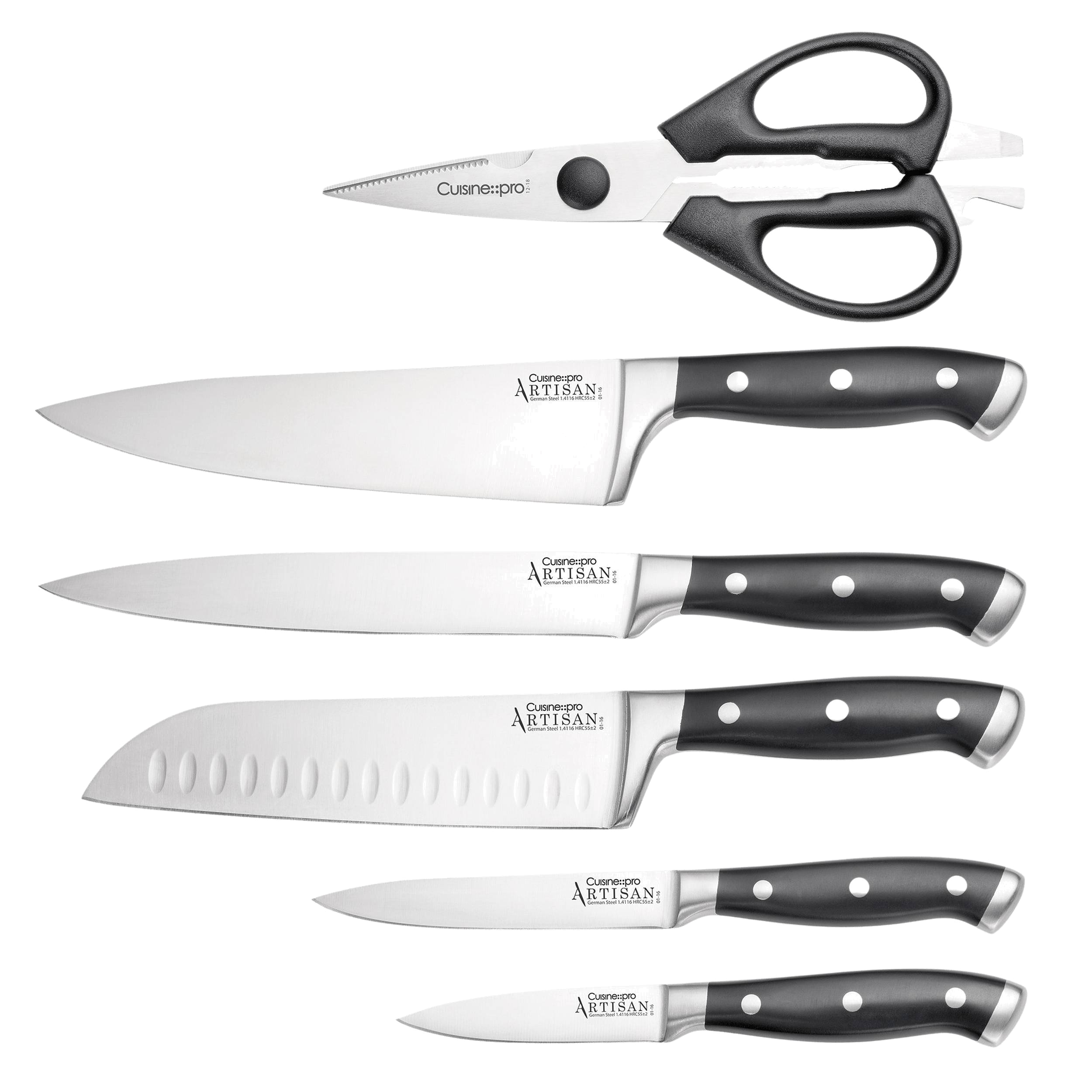 Cuisine::pro® ARTISAN™ Finster 7-Piece Knife Block - hover