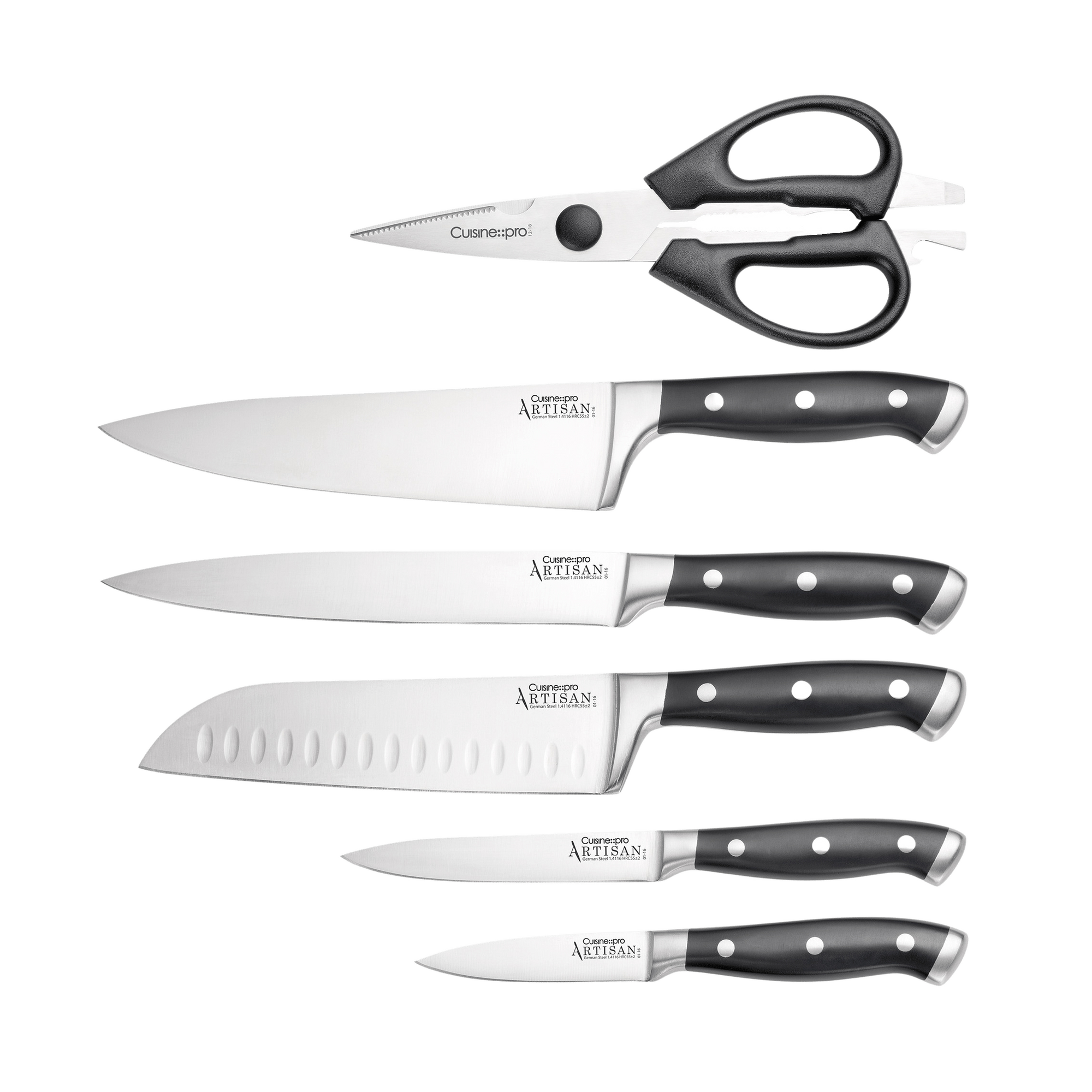 Cuisine::pro® ARTISAN Finster 7-Piece Knife Block