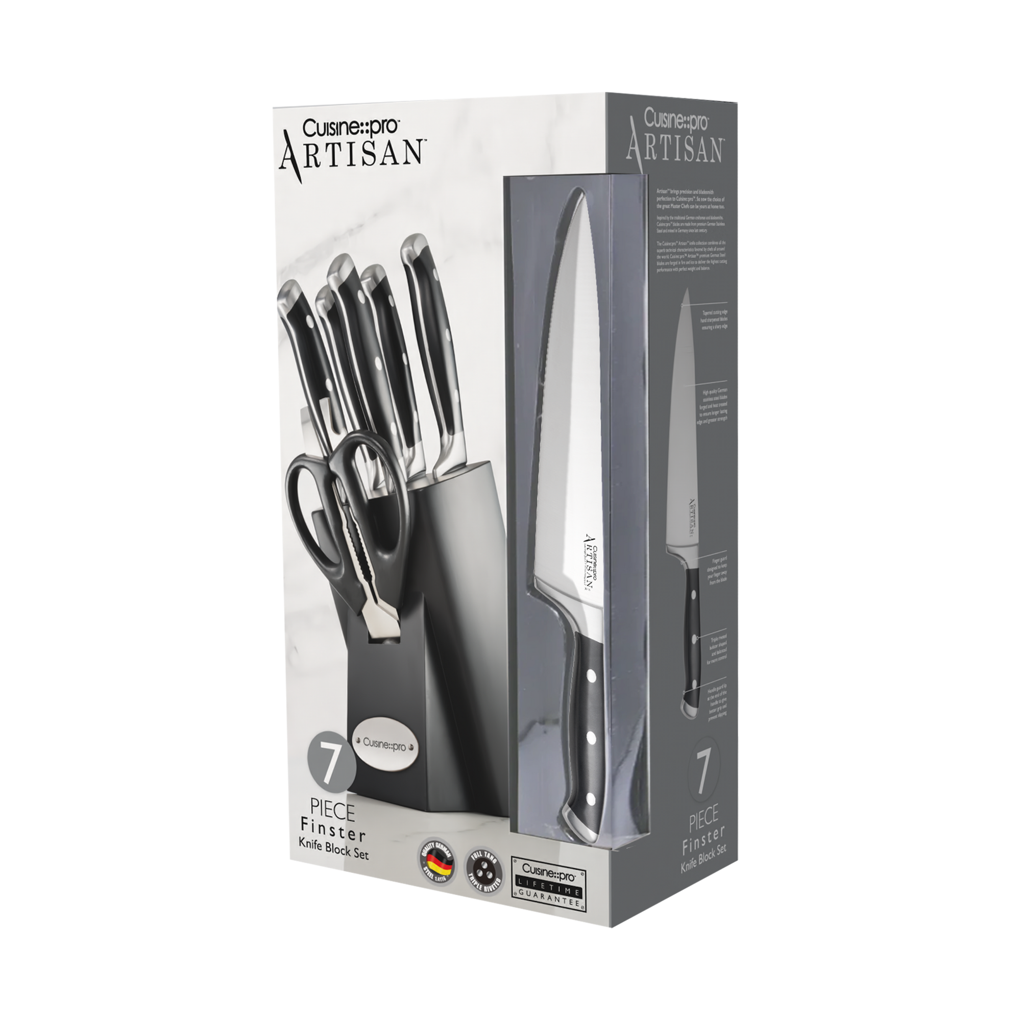 Cuisine::pro® ARTISAN Finster 7-Piece Knife Block
