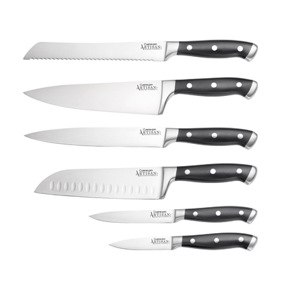 Cuisine::pro® ARTISAN Stahl 6-Piece Knife Block