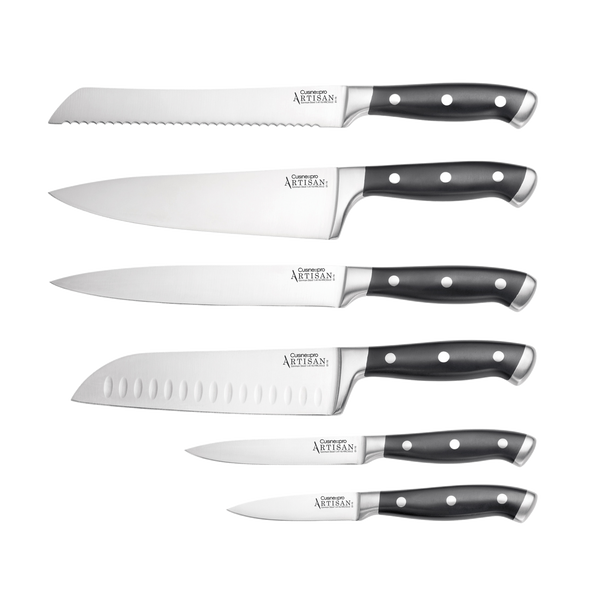 Cuisine::pro® ARTISAN Stahl 6-Piece Knife Block