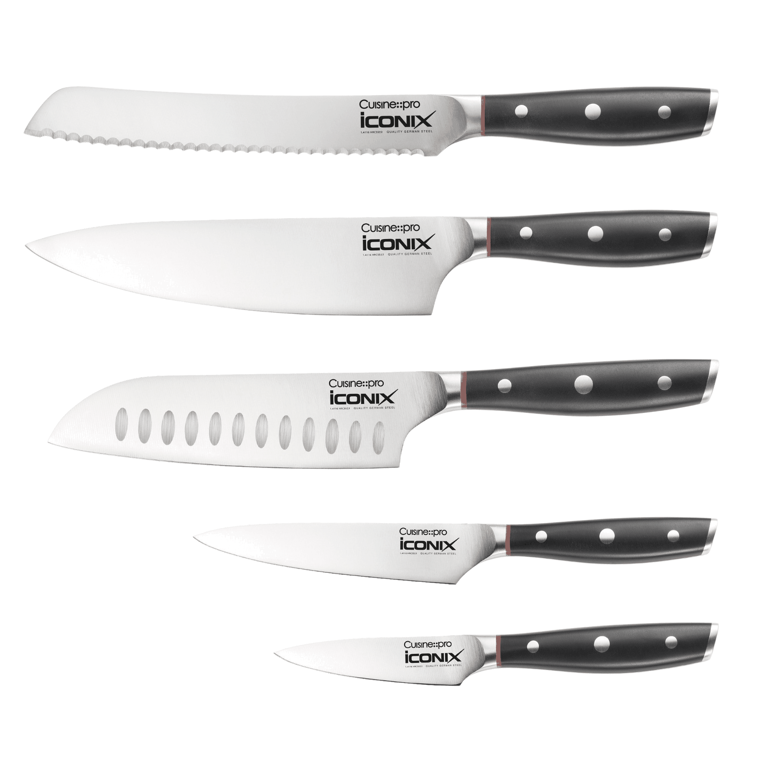 Cuisine::pro® iconiX® Holz 6-Piece Knife Block - hover