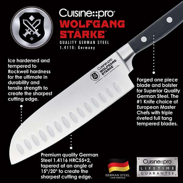Cuisine::pro® Wolfgang Starke™ Santoku Knife 5"-1036491