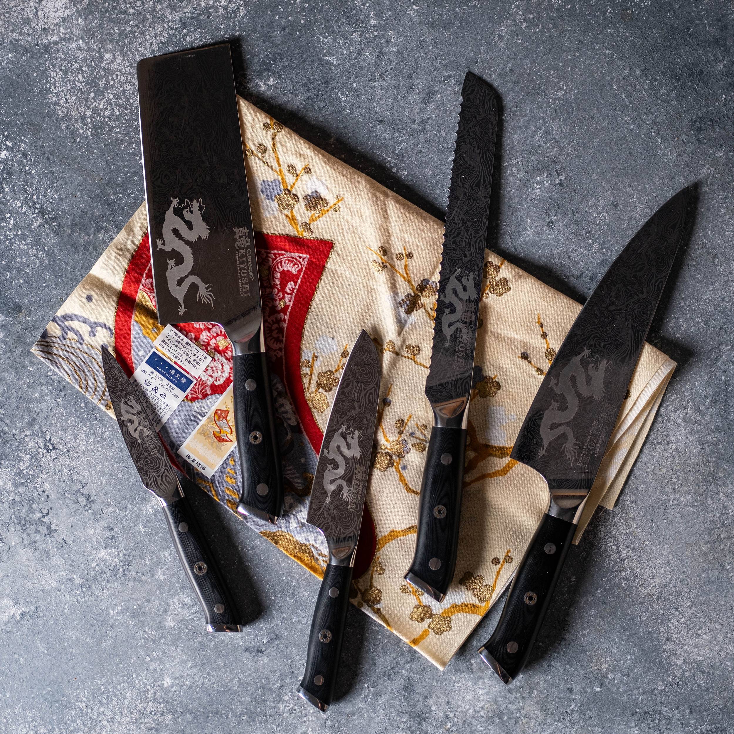 Cuisine::pro® KIYOSHI™ Kiyo 7 Piece Knife Block – THE CUSTOM CHEF TM