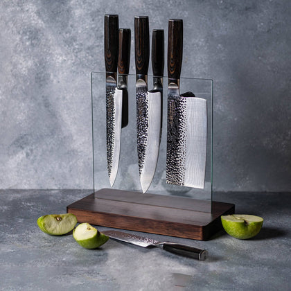 Cuisine::pro® Damashiro EMPEROR® 7-Piece Hikari Knife Block