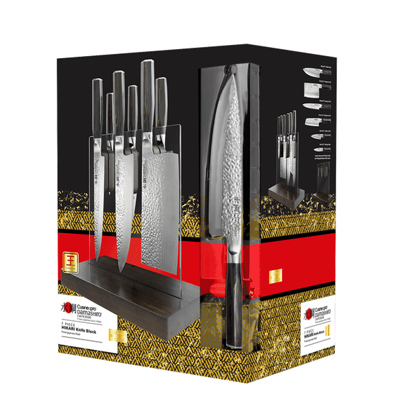 Personalization of Cuisine::pro® Damashiro EMPEROR® 7-Piece Hikari Knife Block