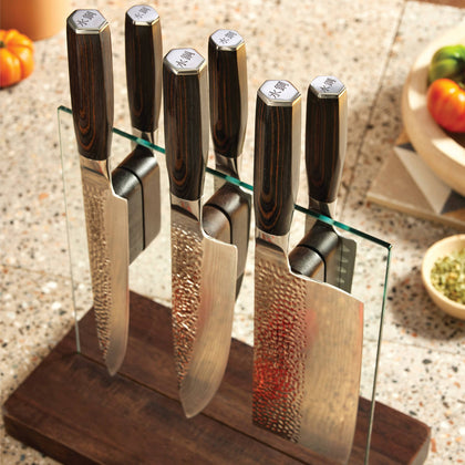 Cuisine::pro® Damashiro EMPEROR® 7-Piece Hikari Knife Block