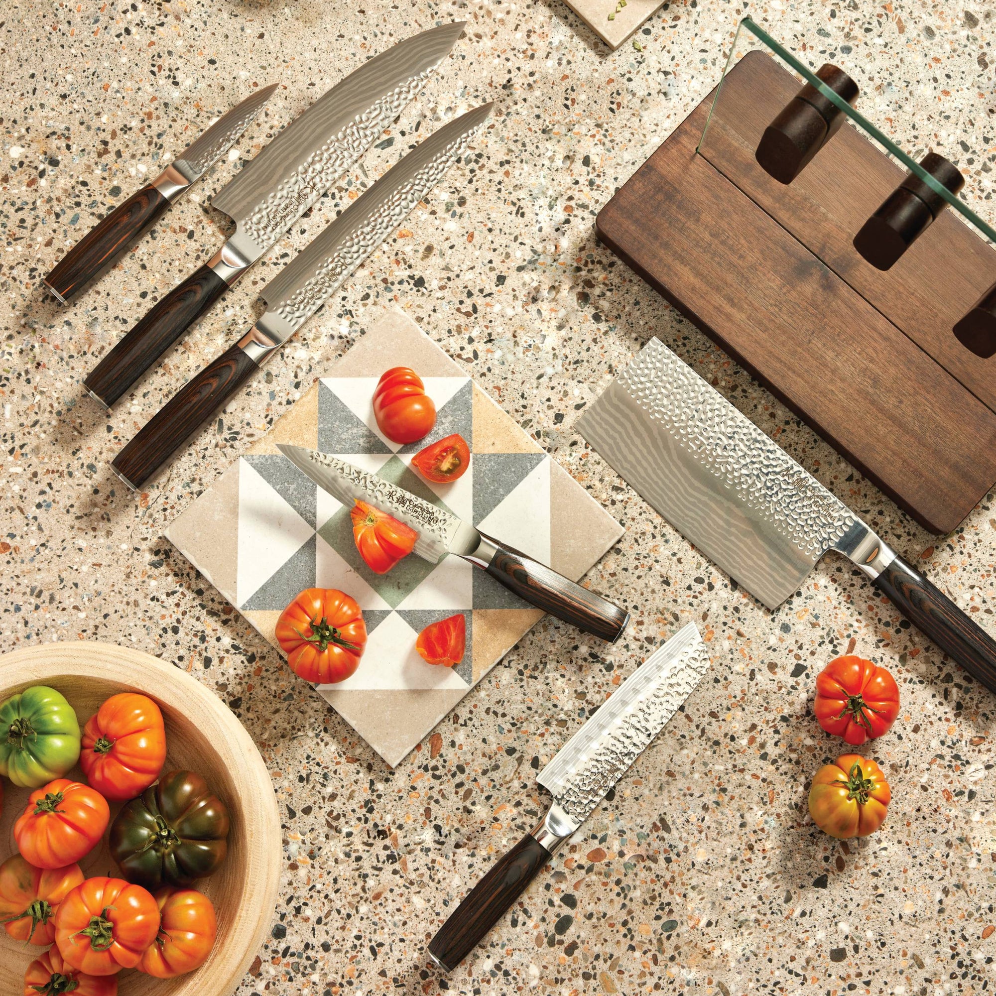 Cuisine::pro® Damashiro EMPEROR® 7-Piece Hikari Knife Block