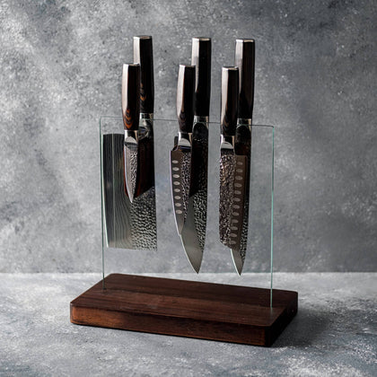 Personalization of Cuisine::pro® Damashiro EMPEROR® 7-Piece Hikari Knife Block