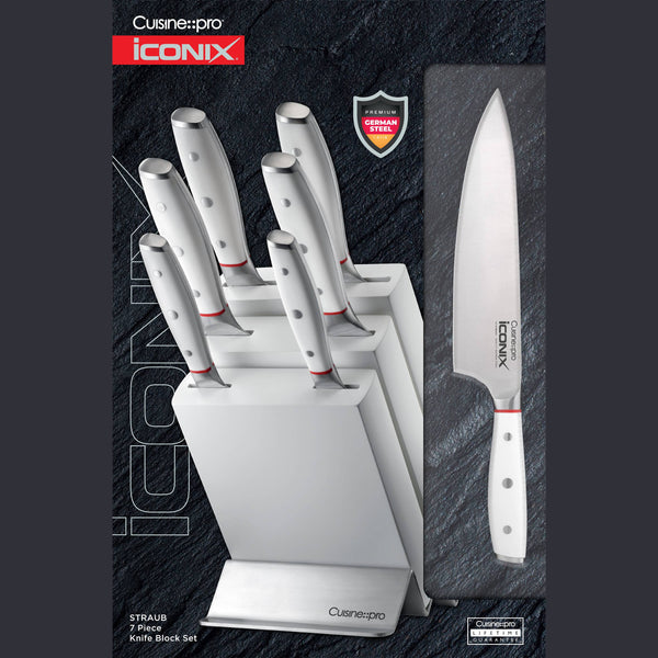 Cuisine::pro® iconiX® Straub 7-Piece Knife Block