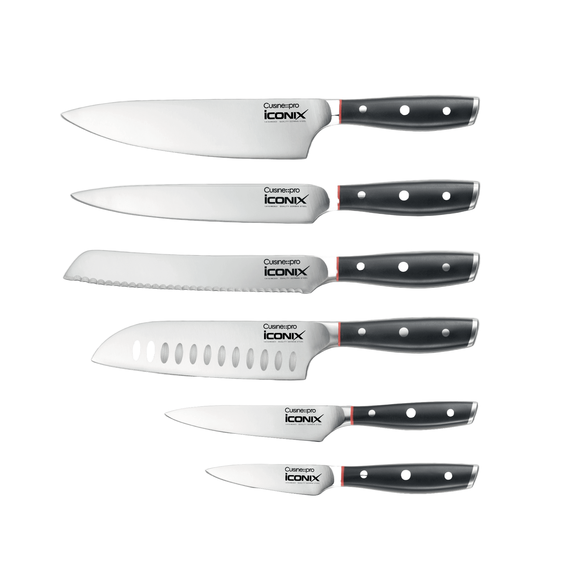 Cuisine::pro® iconiX™ Straub knife block 7 piece-1041706