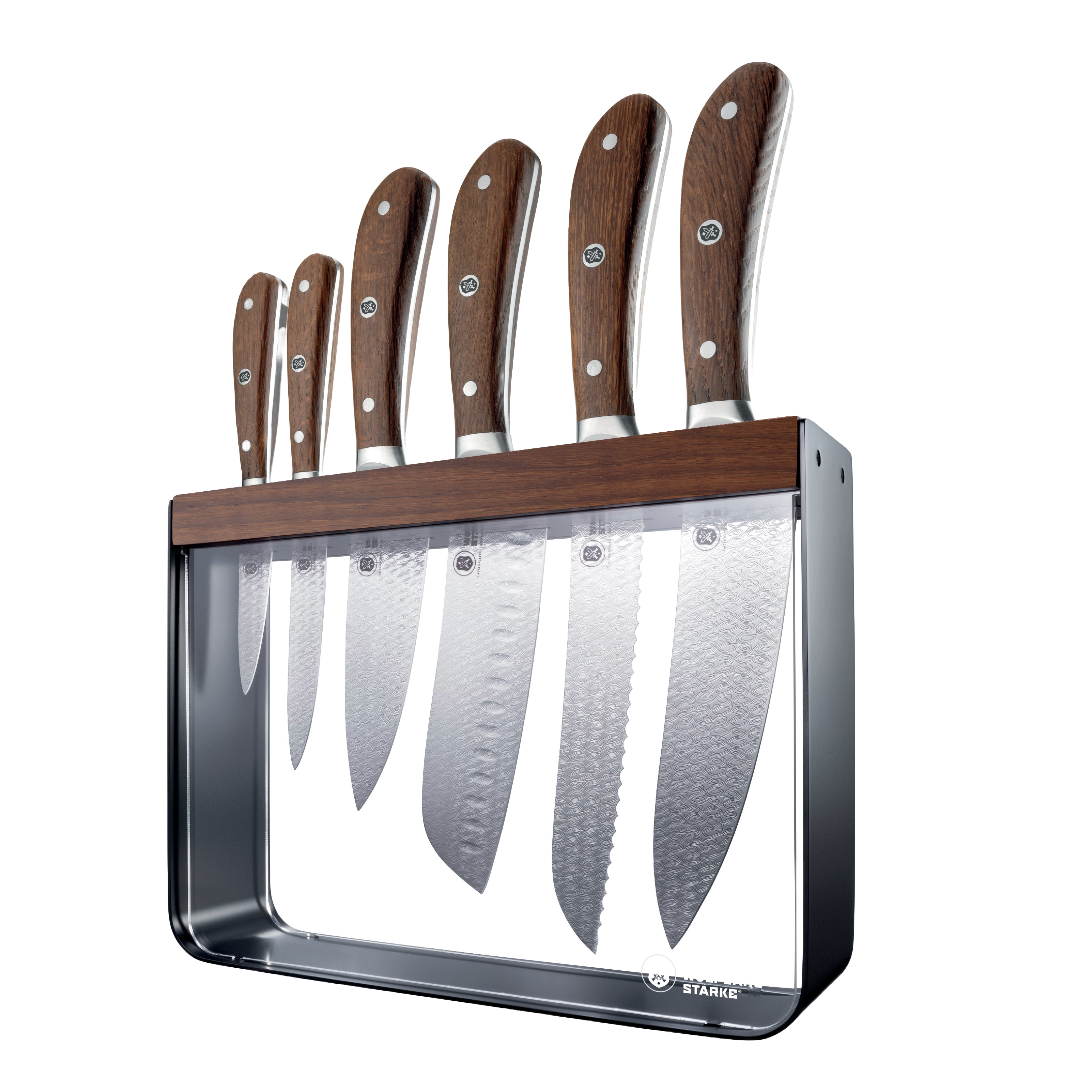 Cuisine::pro® WOLFGANG STARKE™ Oak Harz 7 Piece Knife Block