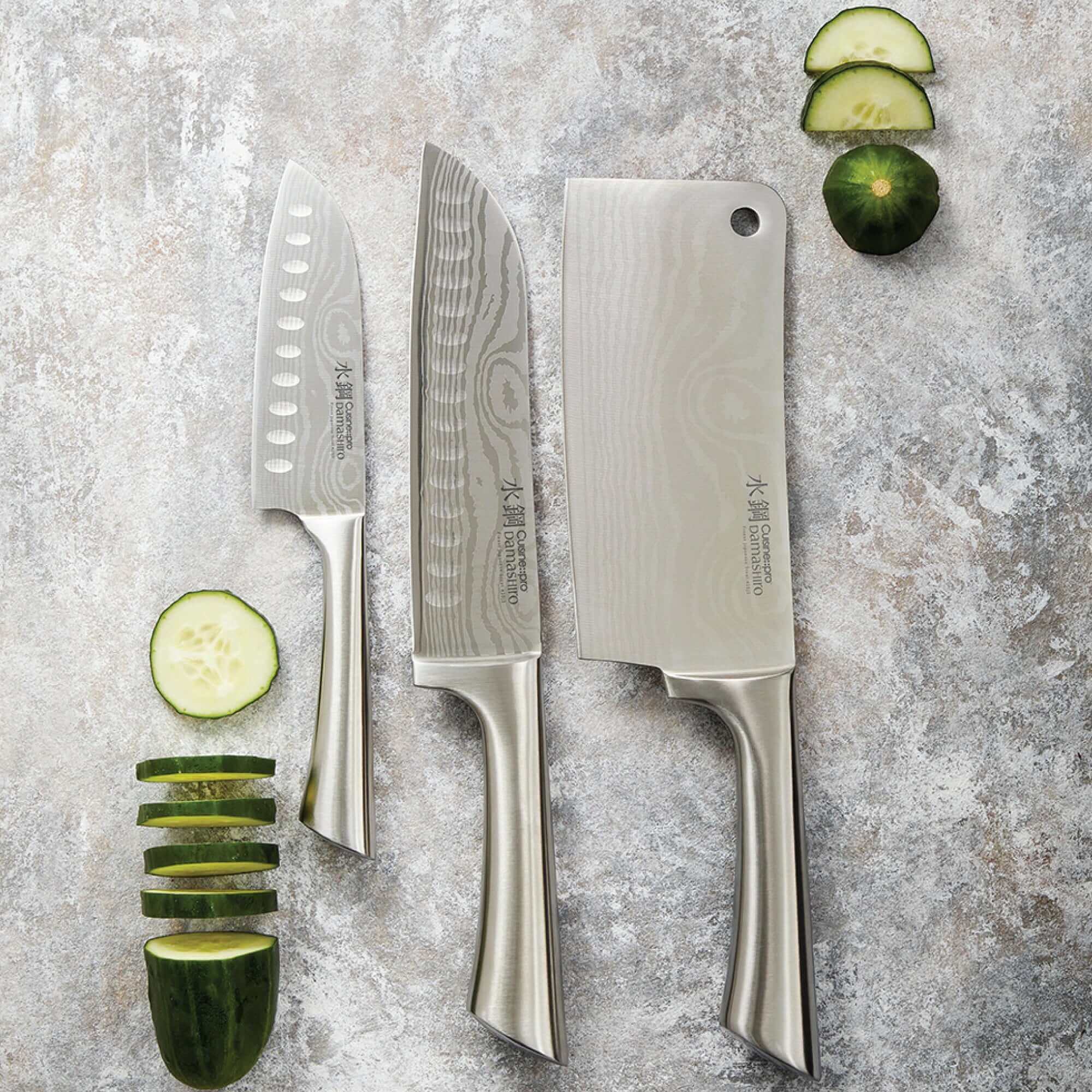 Stainless steel fashion kitchen knife set