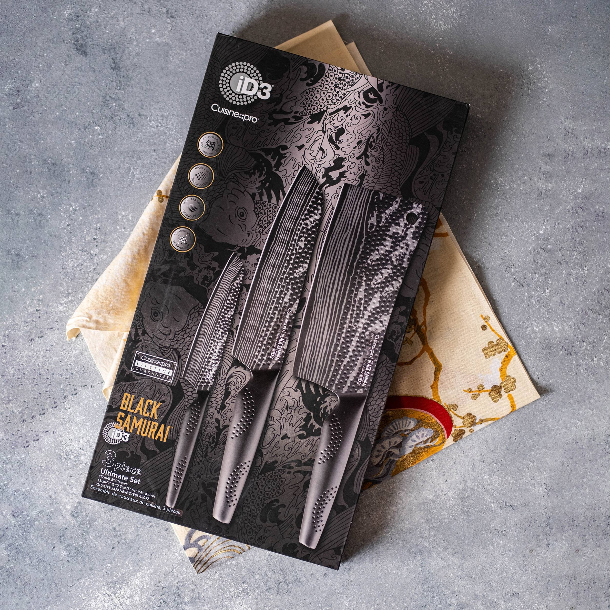 Cuisine::pro® iD3® BLACK SAMURAI Ultimate Knife Set – THE CUSTOM