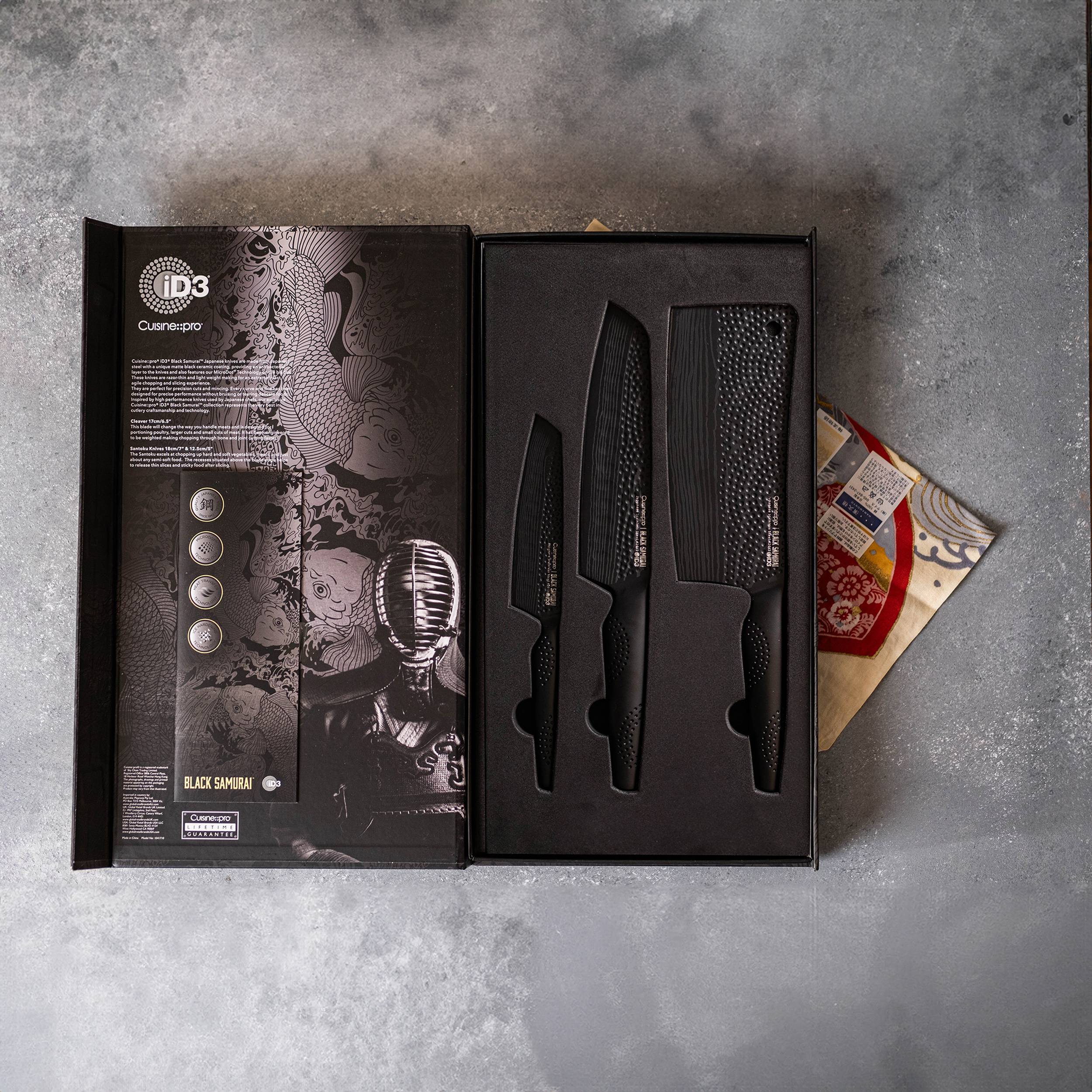 Cuisine::pro® iD3® BLACK SAMURAI Ultimate Knife Set – THE CUSTOM