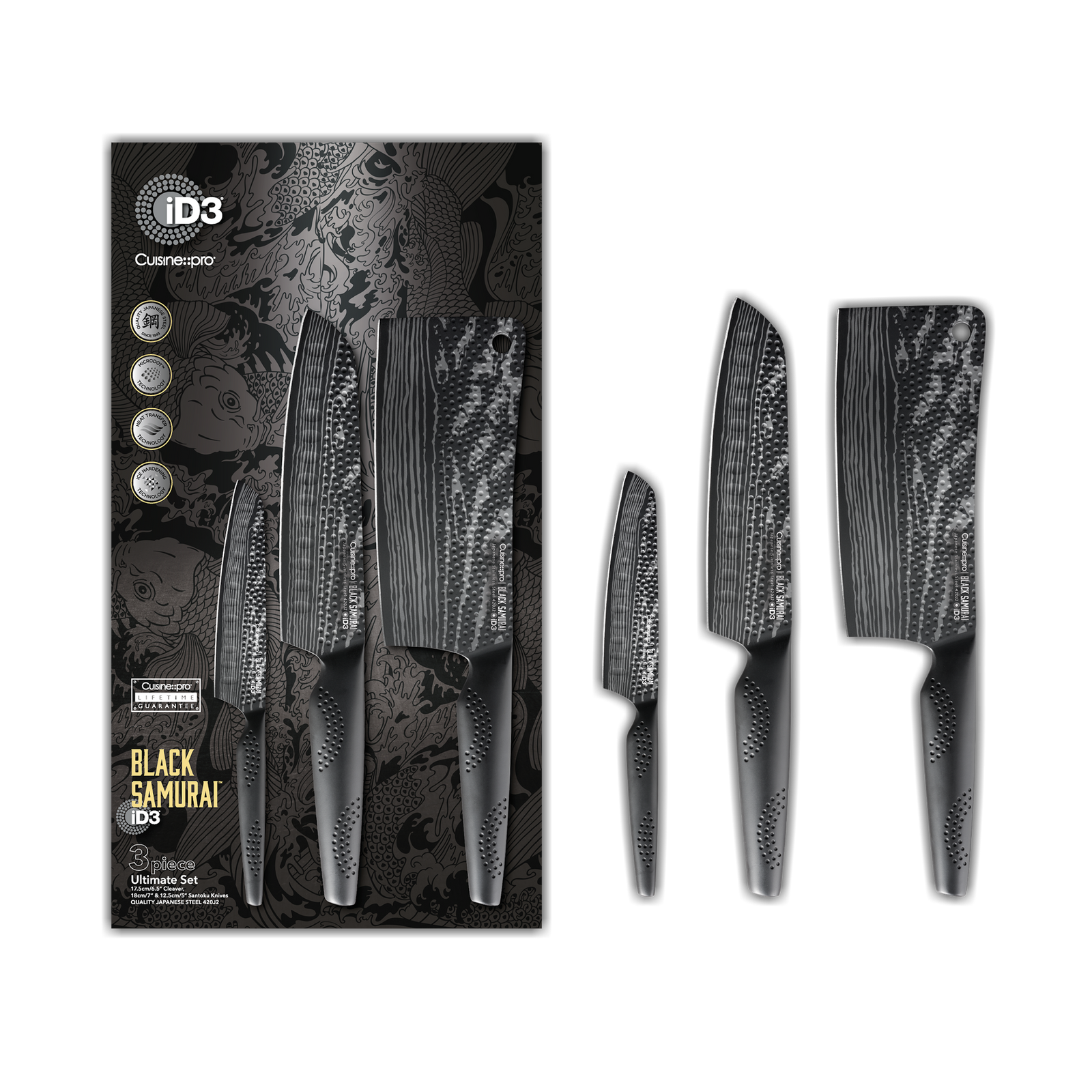 Cuisine::pro® iD3® BLACK SAMURAI Ultimate Knife Set – THE CUSTOM