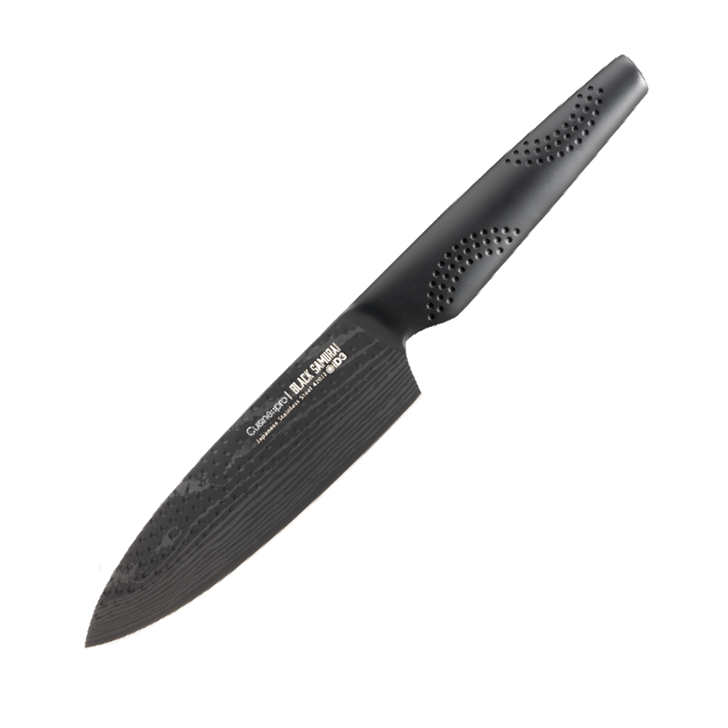 iD3 BLACK SAMURAI Chefs Knife 5in - Precision Cutting – THE CUSTOM iD3 BLACK SAMURAI Chefs Knife 5in - Precision Cutting – THE CUSTOM