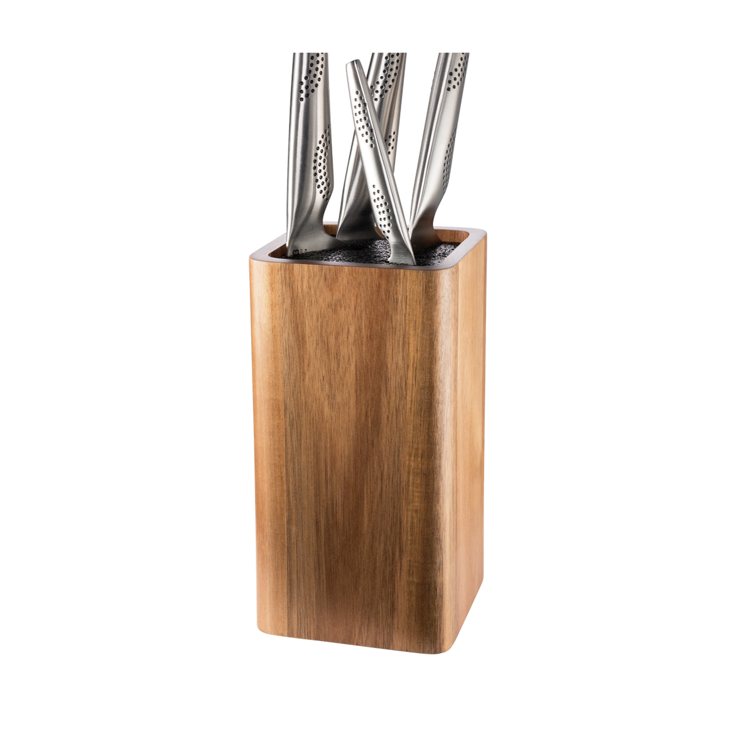 Cuisine::pro® UNIVERSAL Square Acacia Knife Holder