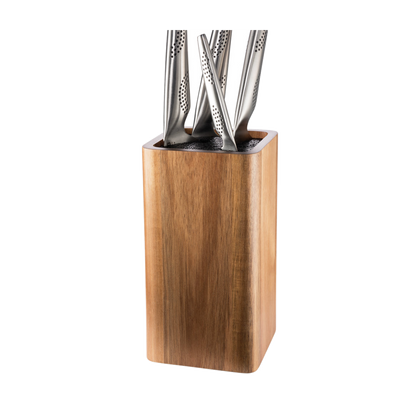 Cuisine::pro® UNIVERSAL Square Acacia Knife Holder