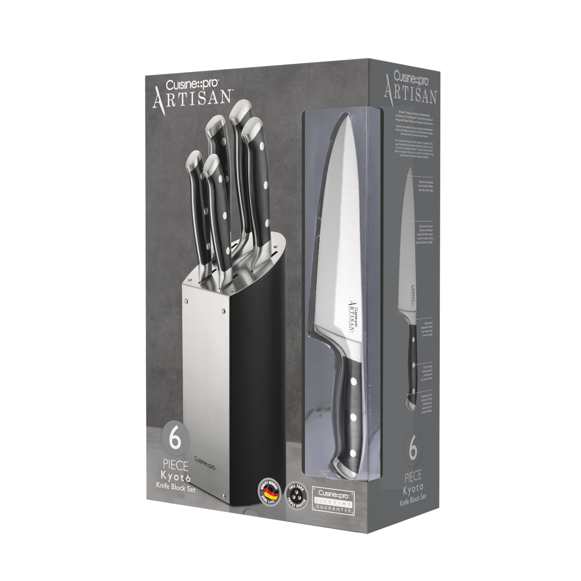 Cuisine::pro® ARTISAN Kyoto 6-Piece Knife Block