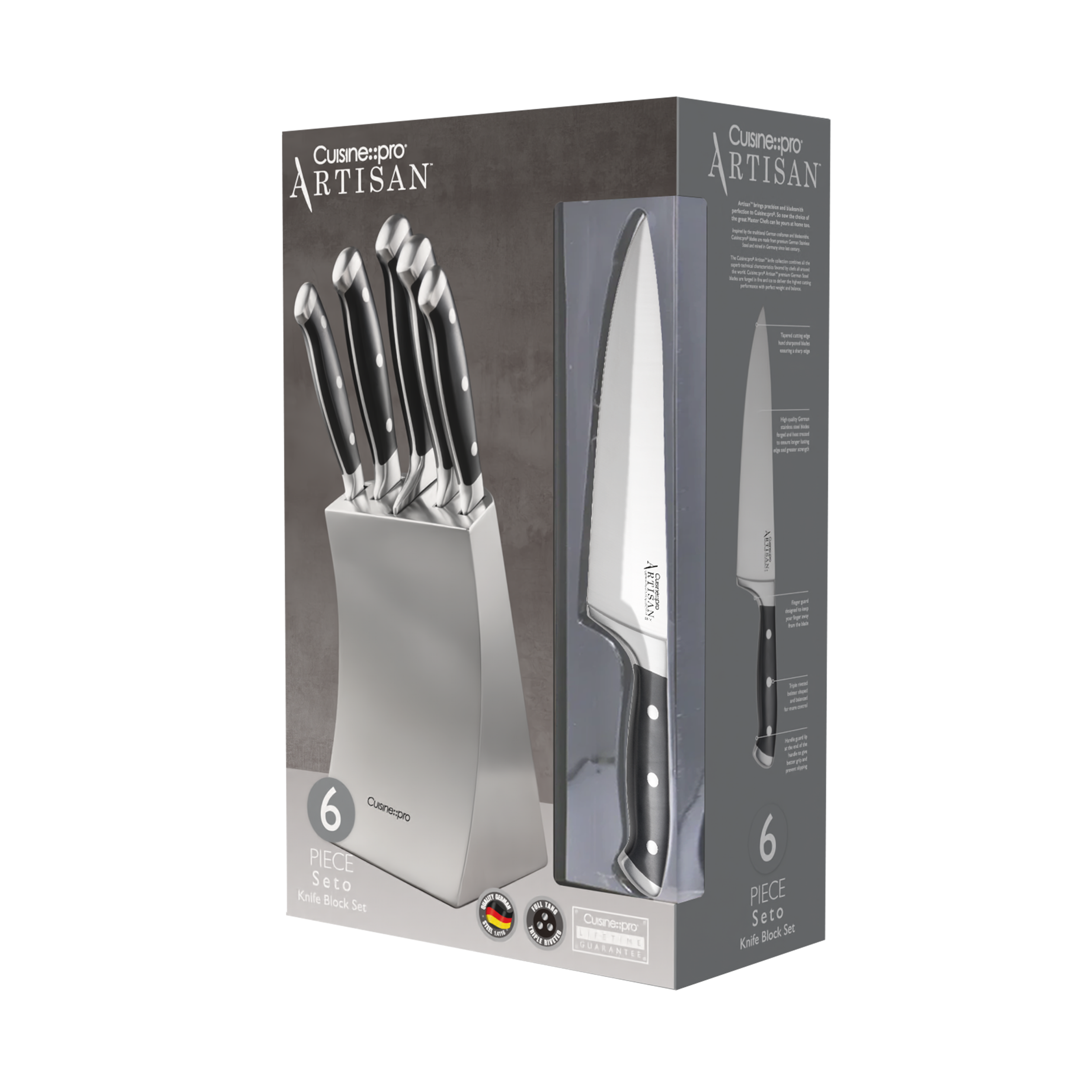 Cuisine::pro® ARTISAN Seto 6-Piece Knife Block