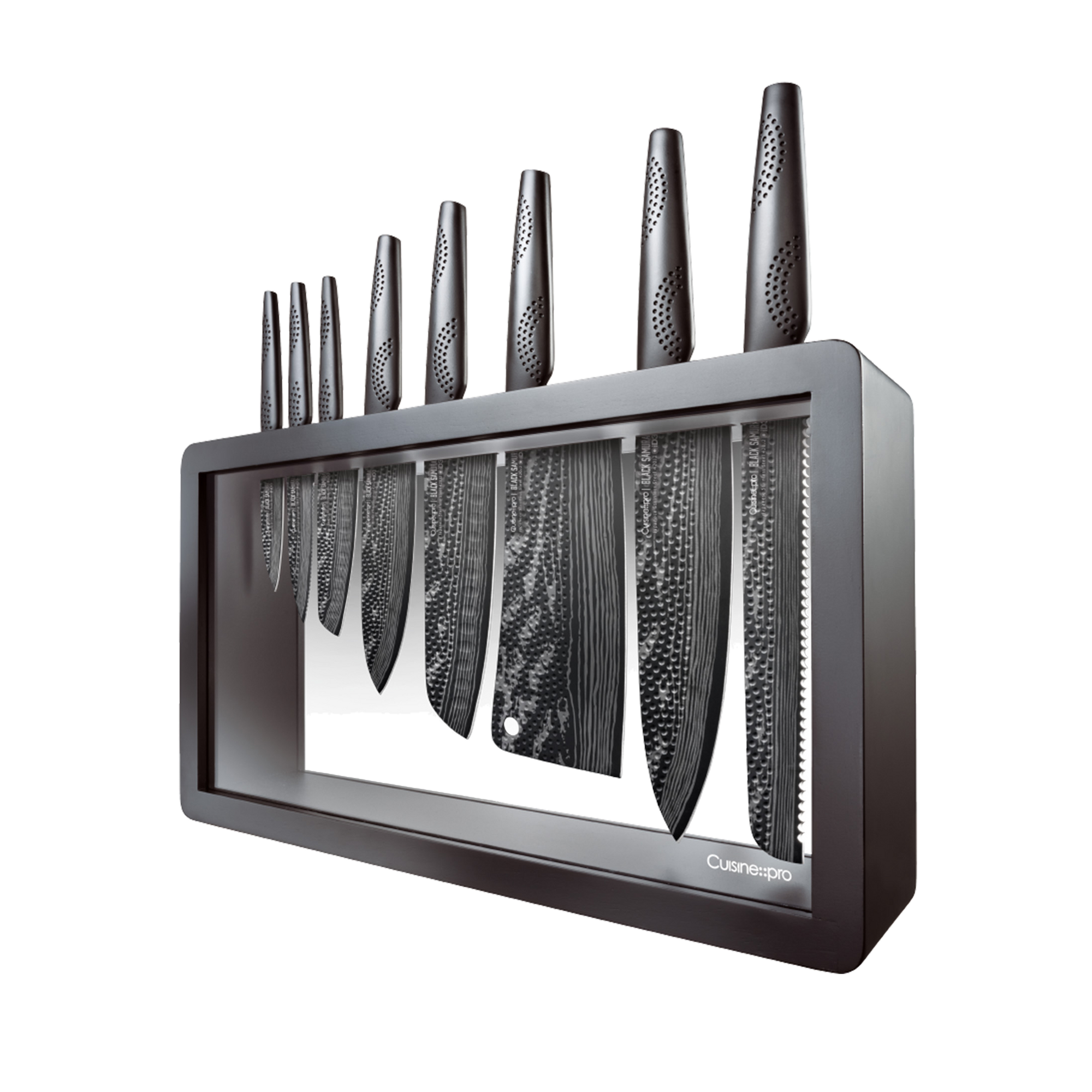 Cuisine::pro® iD3® BLACK SAMURAI Syo 9-Piece Knife Block