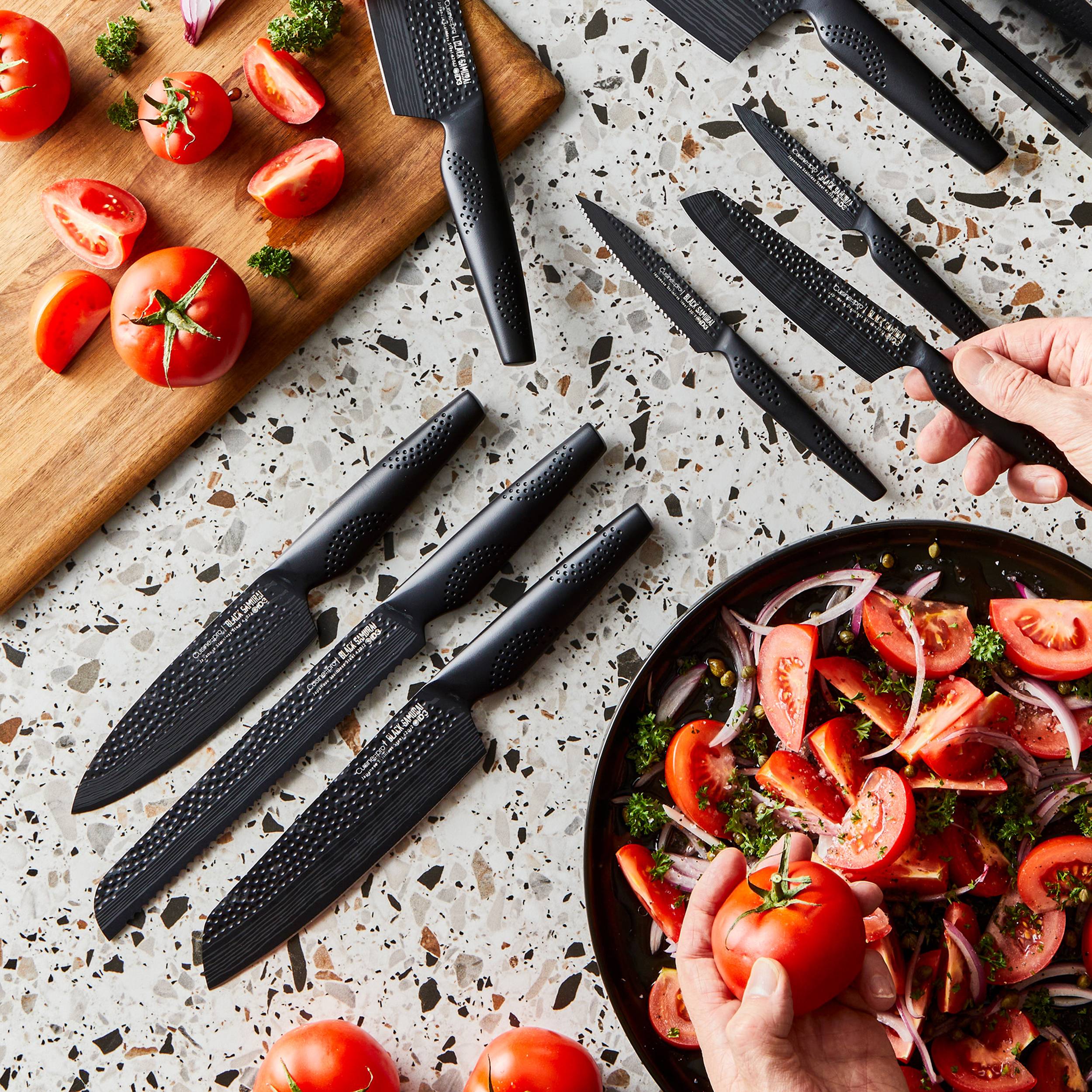 Cuisine::pro® iD3® BLACK SAMURAI Syo 9-Piece Knife Block – THE