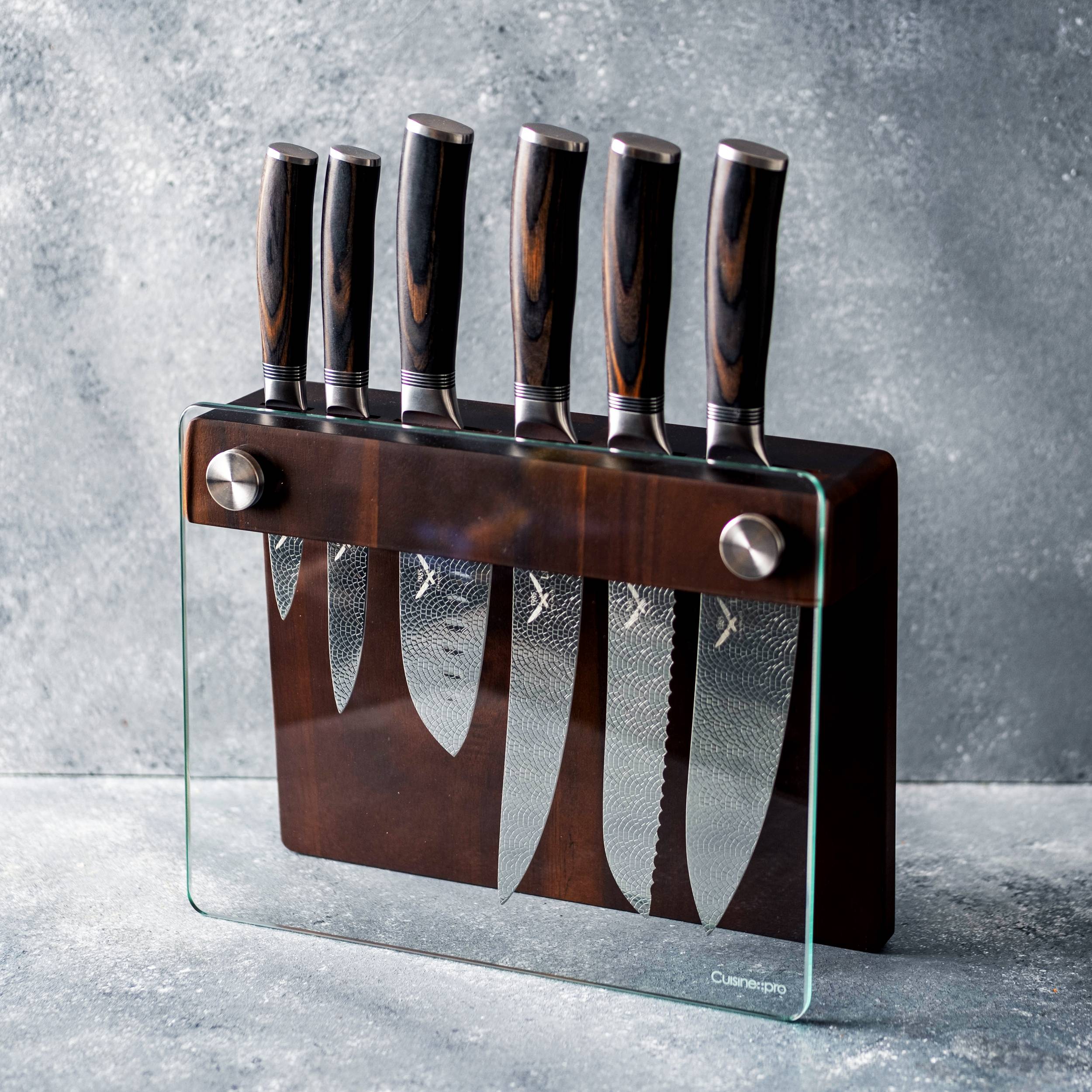 Cuisine::pro® LE CONNOISSEUR™ Epicure 7-Piece Knife Block – THE