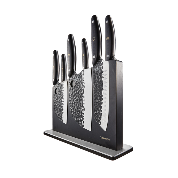 Cuisine::pro® KUROI KIBA Sakura 7-Piece Knife Block – THE CUSTOM