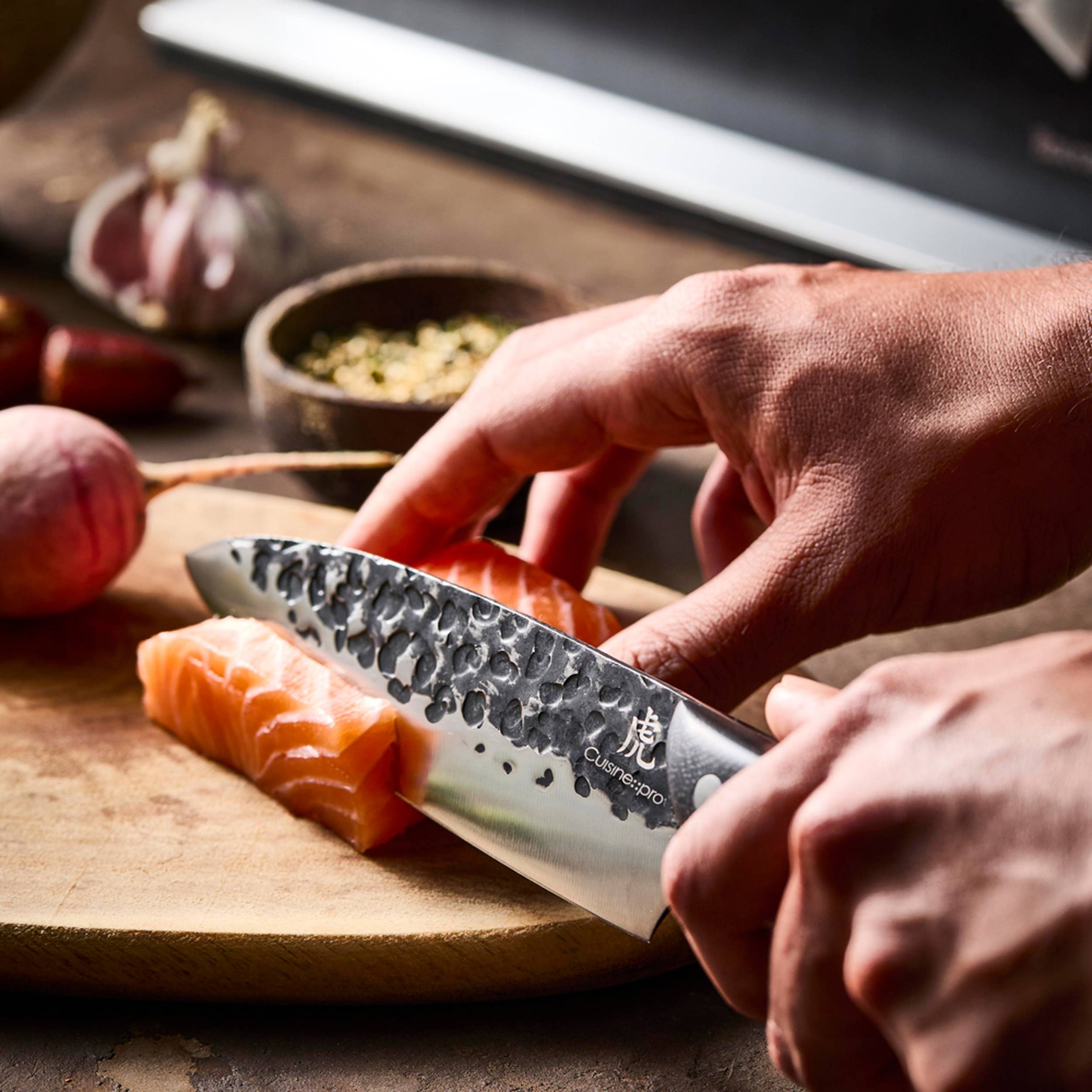 Cuisine::pro® KUROI KIBA Sakura 7-Piece Knife Block – THE CUSTOM
