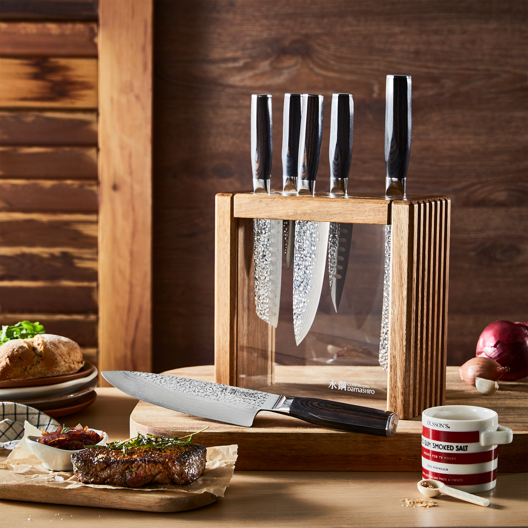 Cuisine::pro® Damashiro EMPEROR® 7-Piece Makoto Knife Block