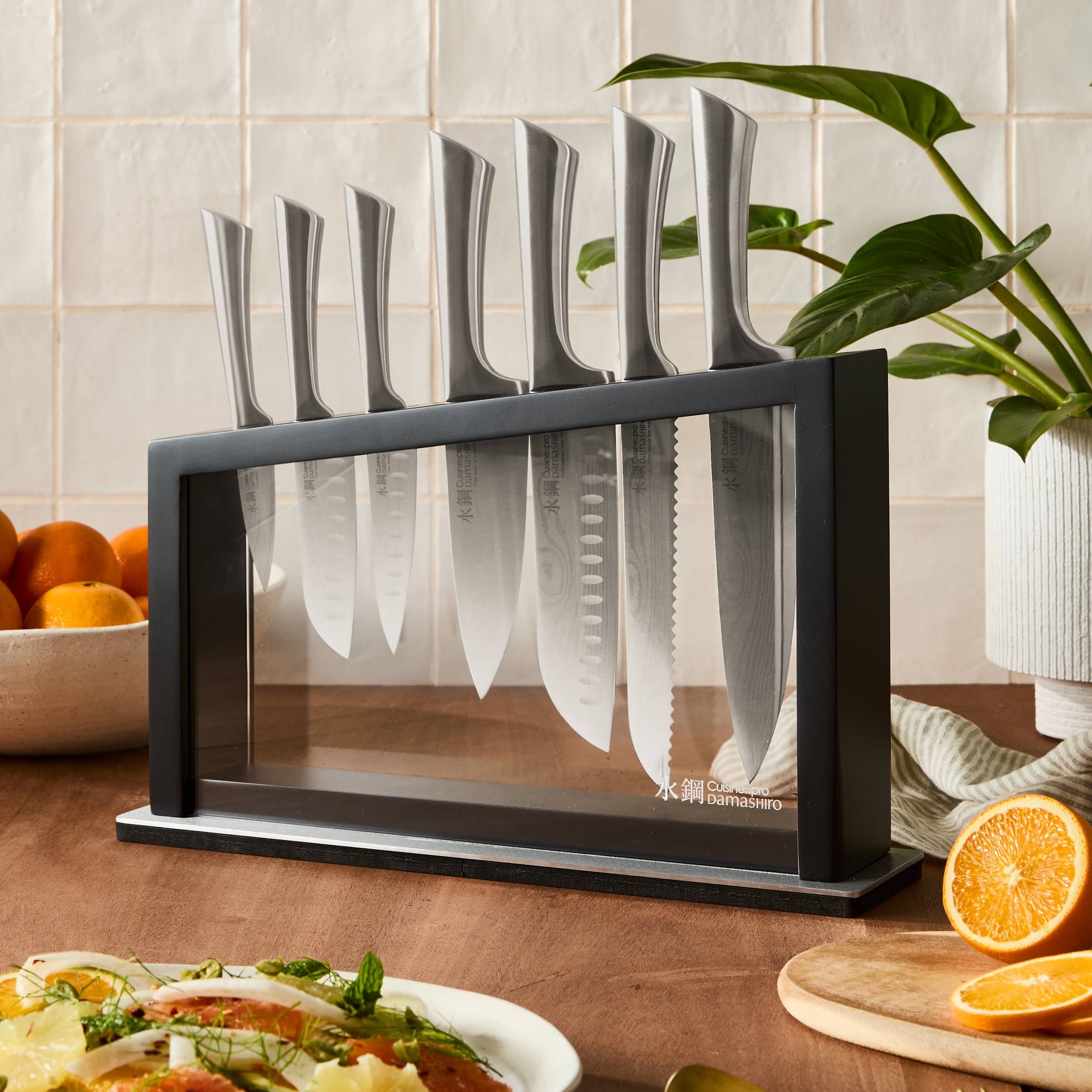 Cuisine::pro® Damashiro® SATORI KNIFE BLOCK 8PC – THE CUSTOM CHEF TM
